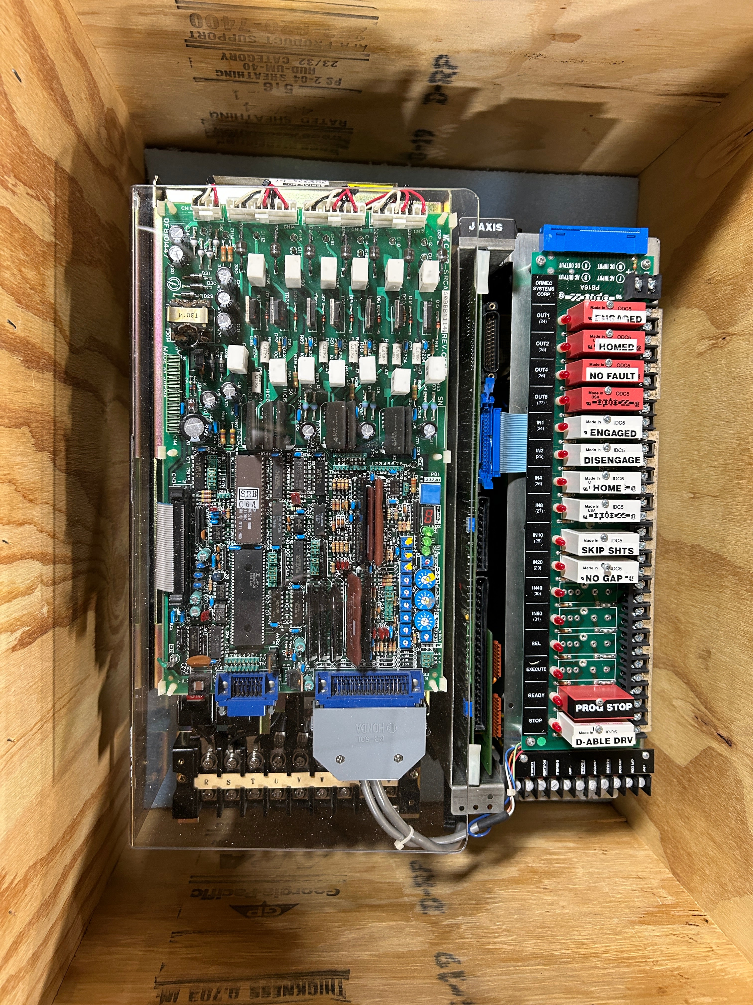 Ormec MCS-S45H*227 Servo Drive Assembly Breaker LF-330 Noise Filter 3549-010