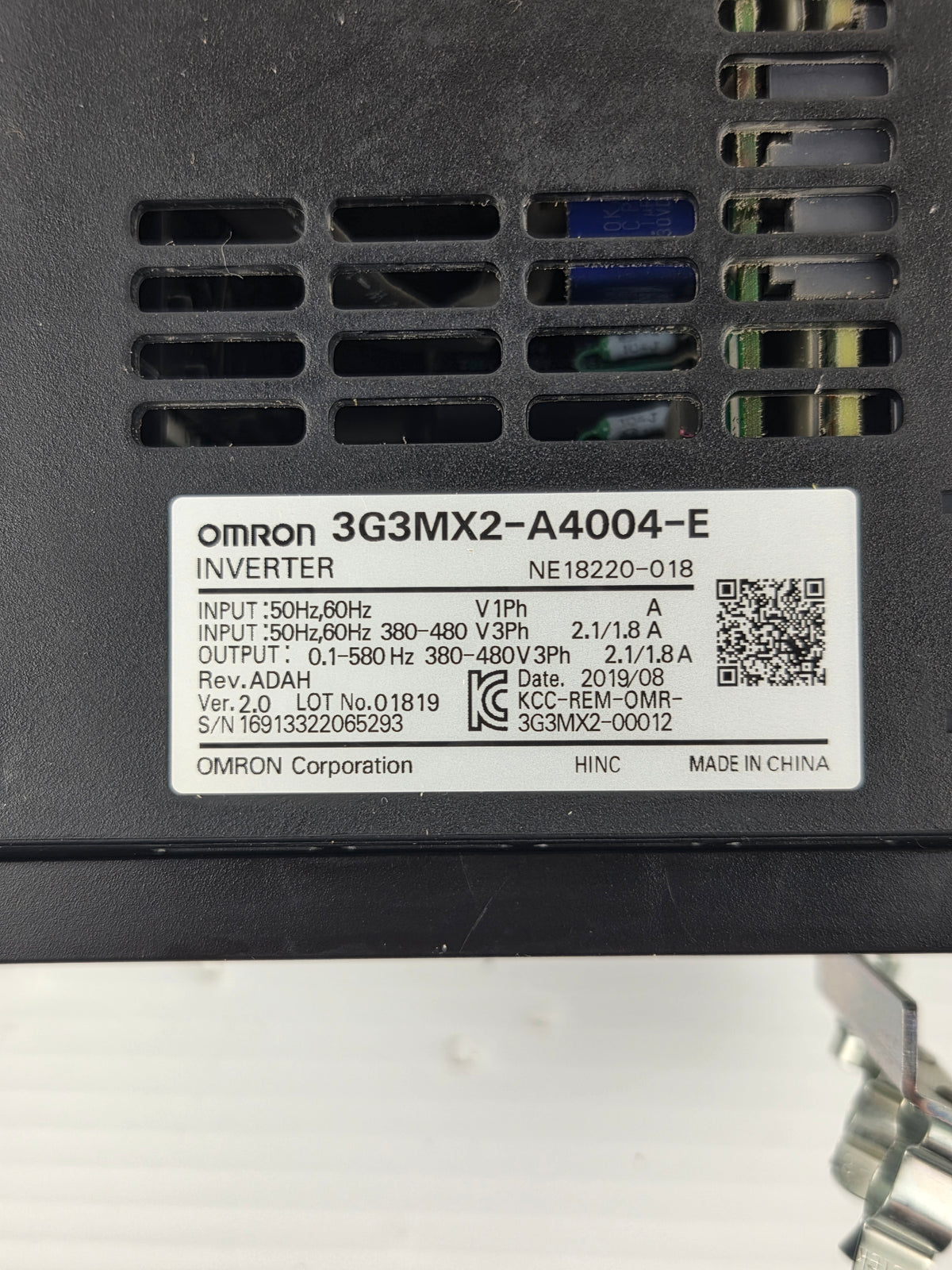 Omron 3G3MX2-A4004-E MX2 Inverter Drive 400V 3PH 0.4kW