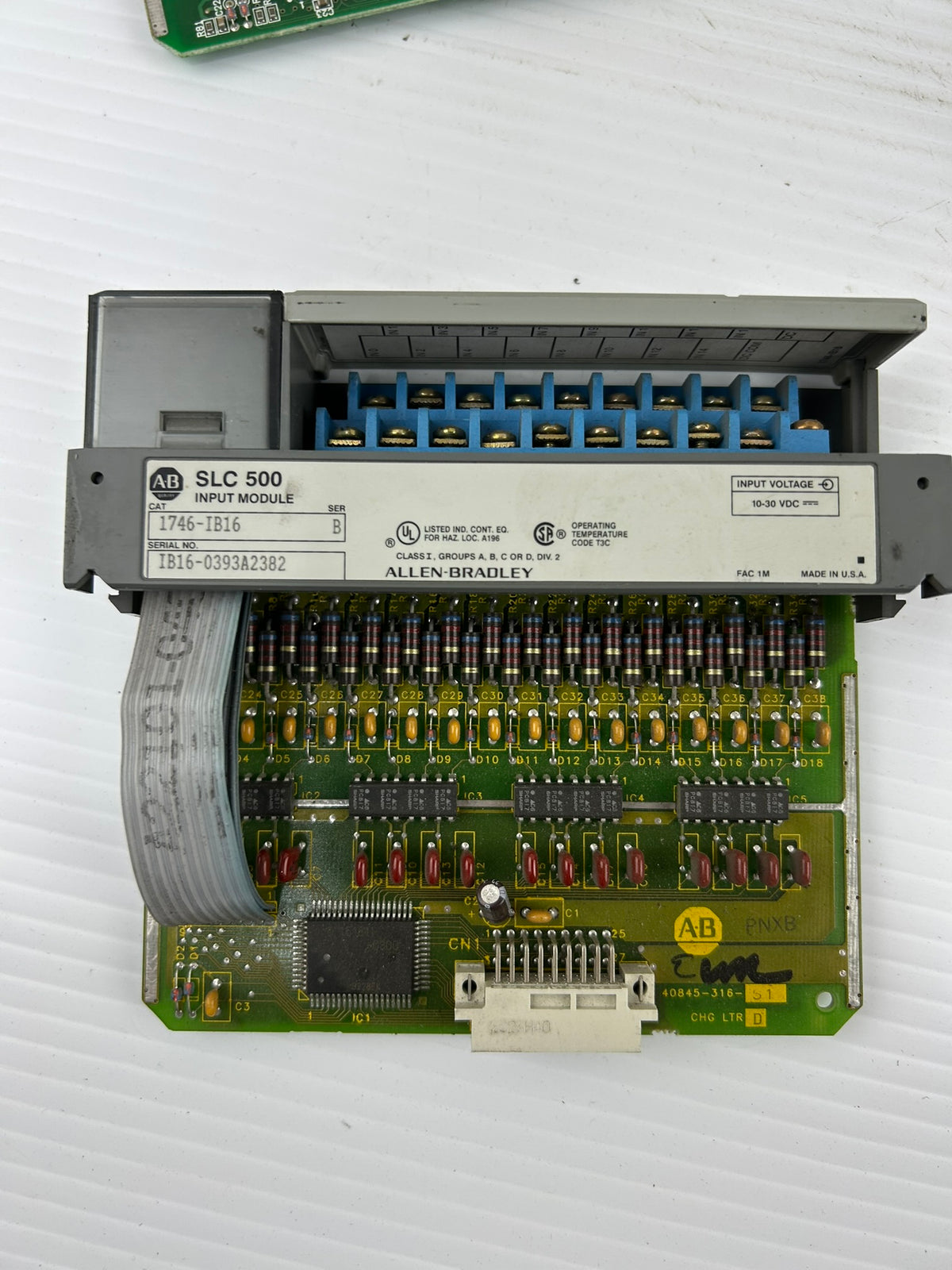 Allen Bradley Series 1746 PLC I/O Module 1746-IB16 1746-OX8 1746-IB16 - Lot of 6