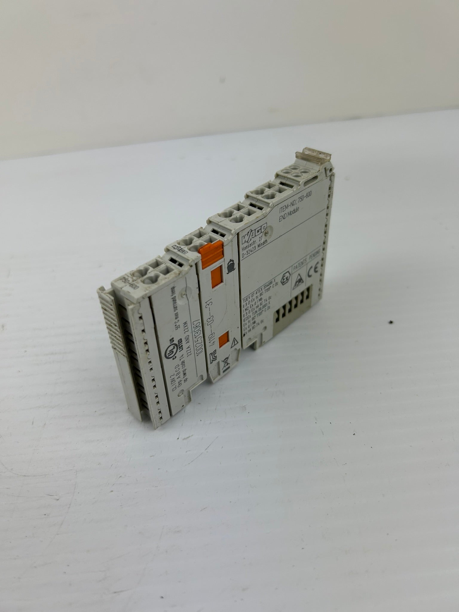 Wago 750-600 Channel Analog End Module - PLC Module