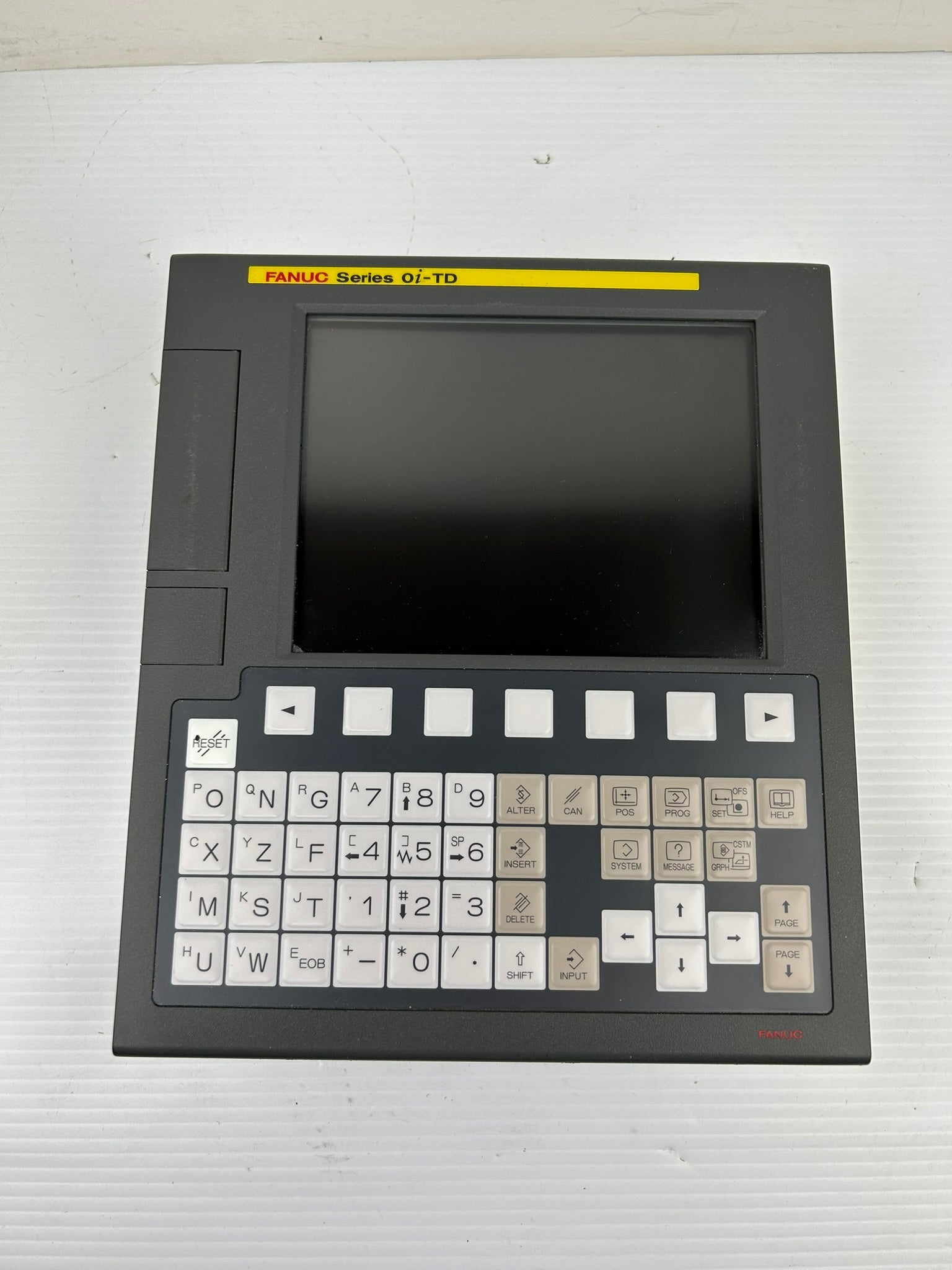 Fanuc A02B-0319-B500 CMC System Control Screen with Keypad Series 0i-TD