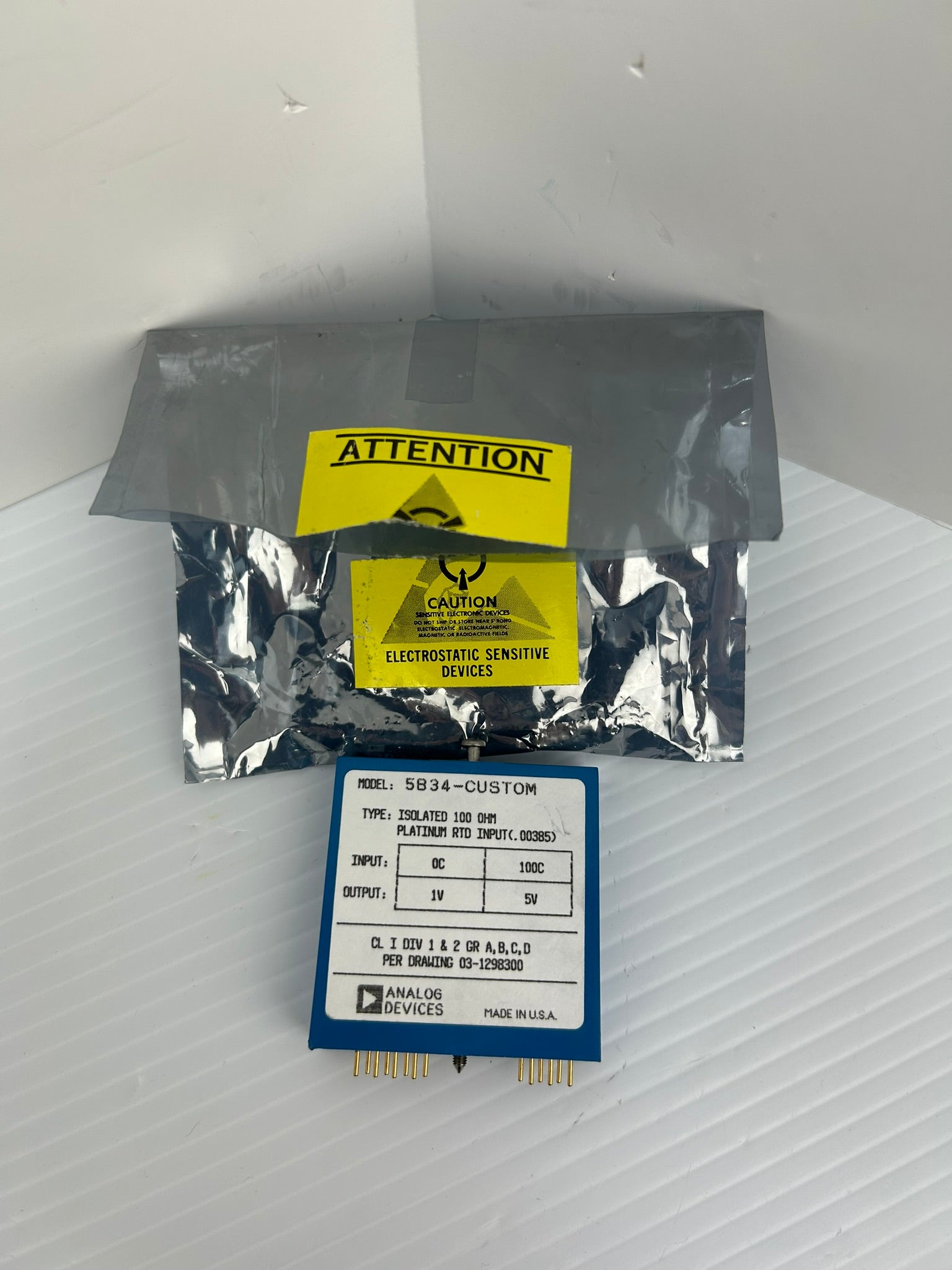 Analog Devices 5B34-CUSTOM Isolated RTD Input Module 5V