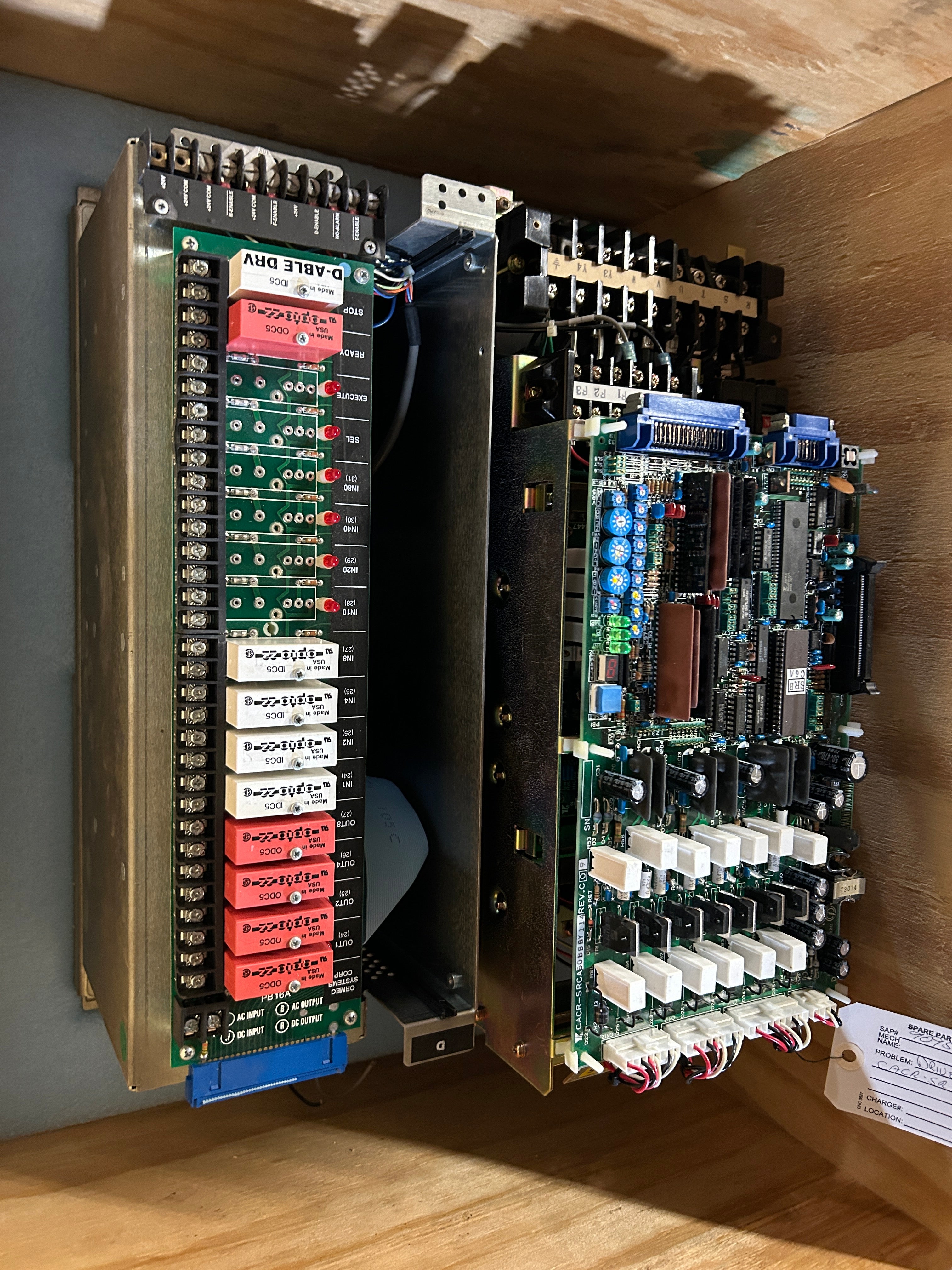 Ormec MCS-S45H*227 Servo Drive Assembly Telemecanique Breaker Tokin Noise Filter