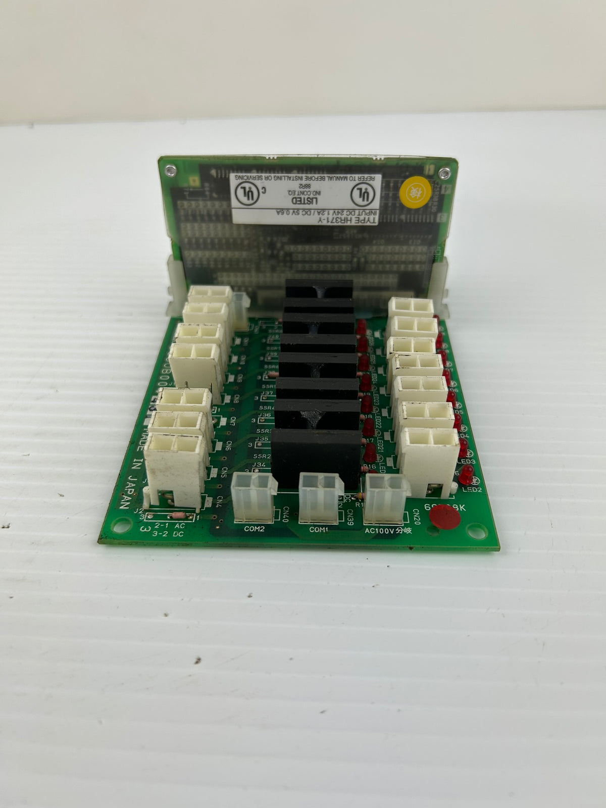 Mazak HR371-Y CNC Relay Output Board D65UB004 431 24V 1.2A 5VDC 0.6A PCB