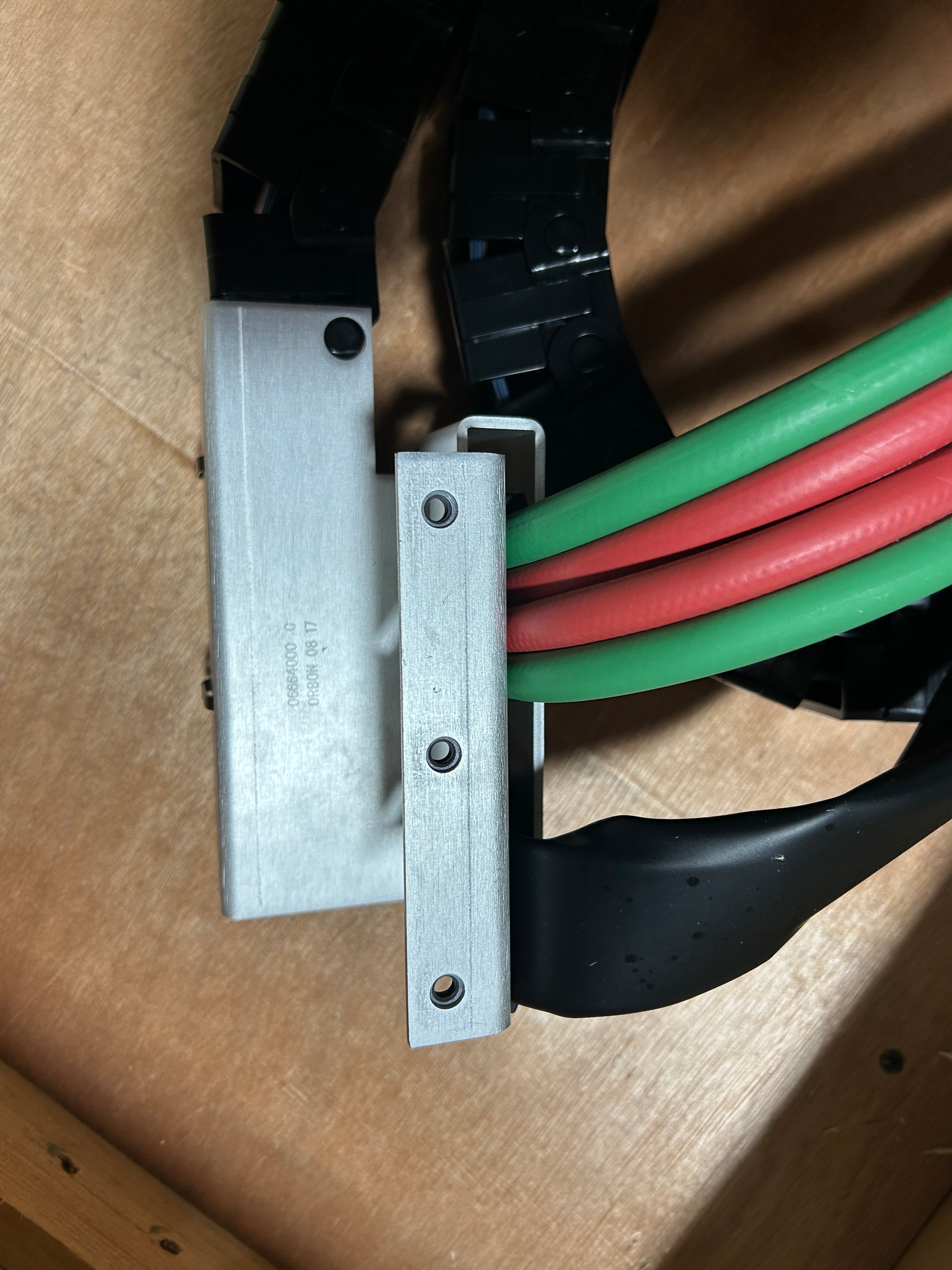 Honeywell Scanner Powertrack Upper & Lower Measurex Power Tracks 2084 Rev D & B