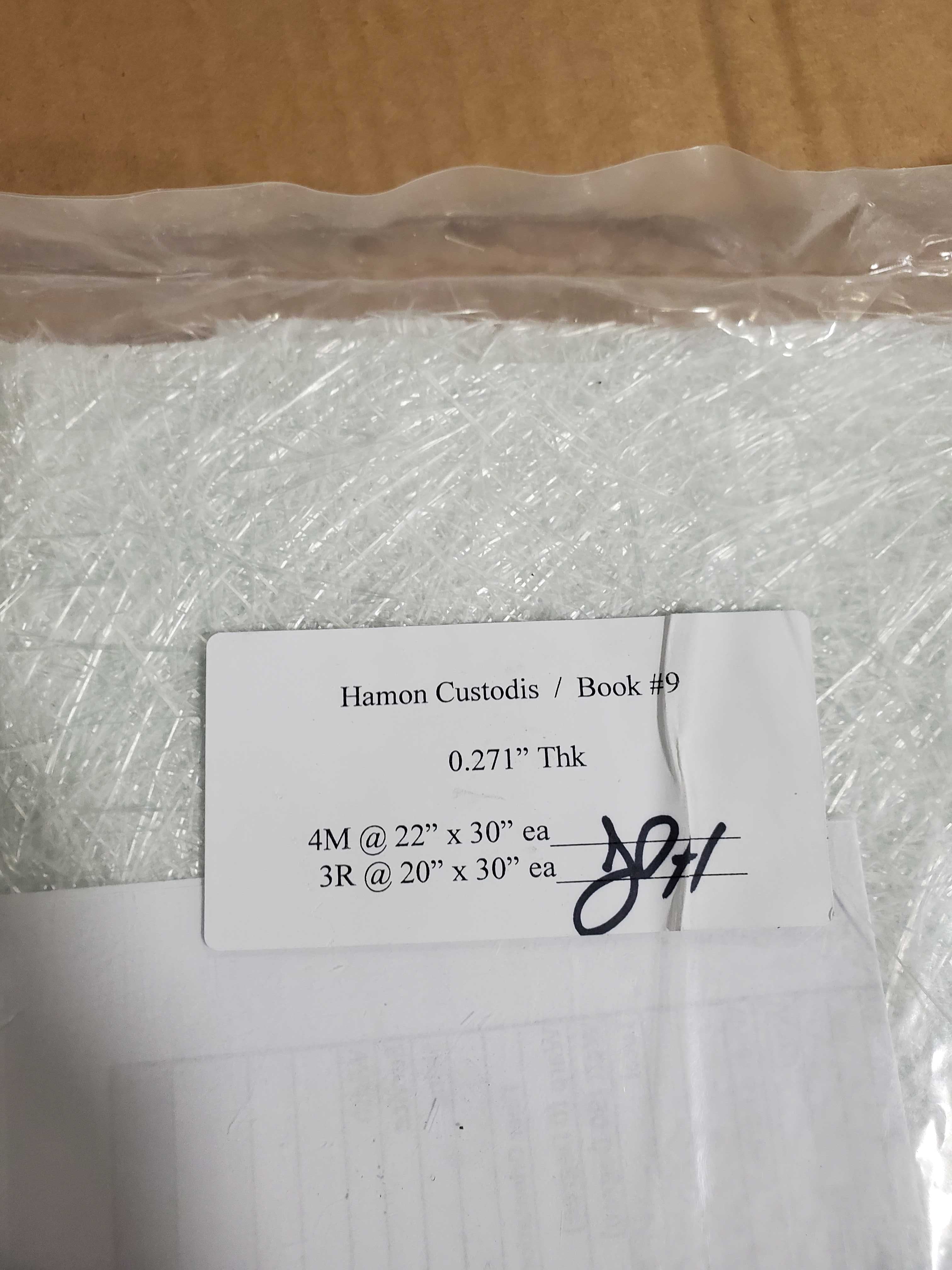 Book # 9 Fiberglass Insulation Blanket 0.271" Thick