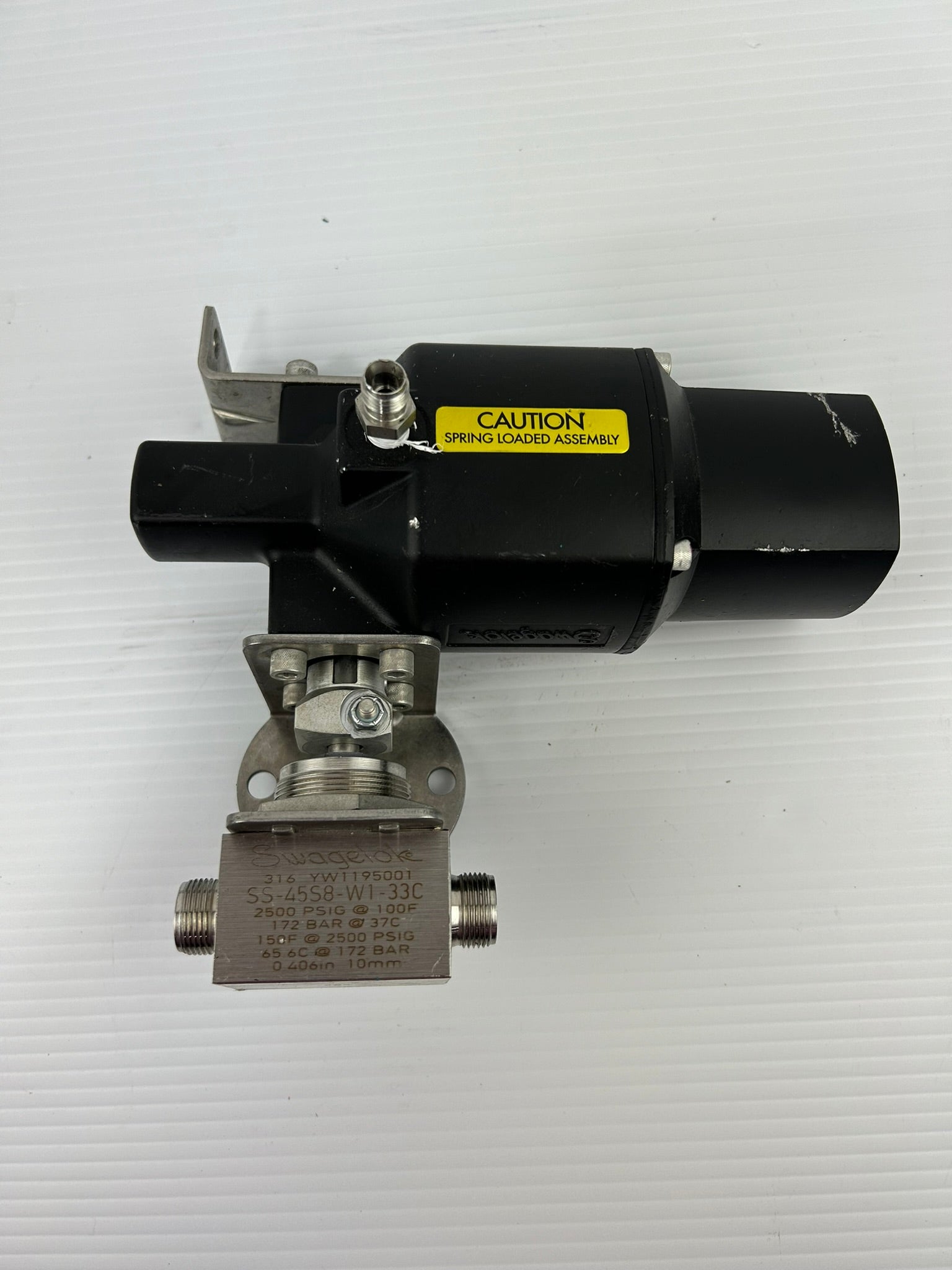 Swagelok SS-45S8-W1-33C Ball Valve 2500 PSI 172 bar 316 YW1195001