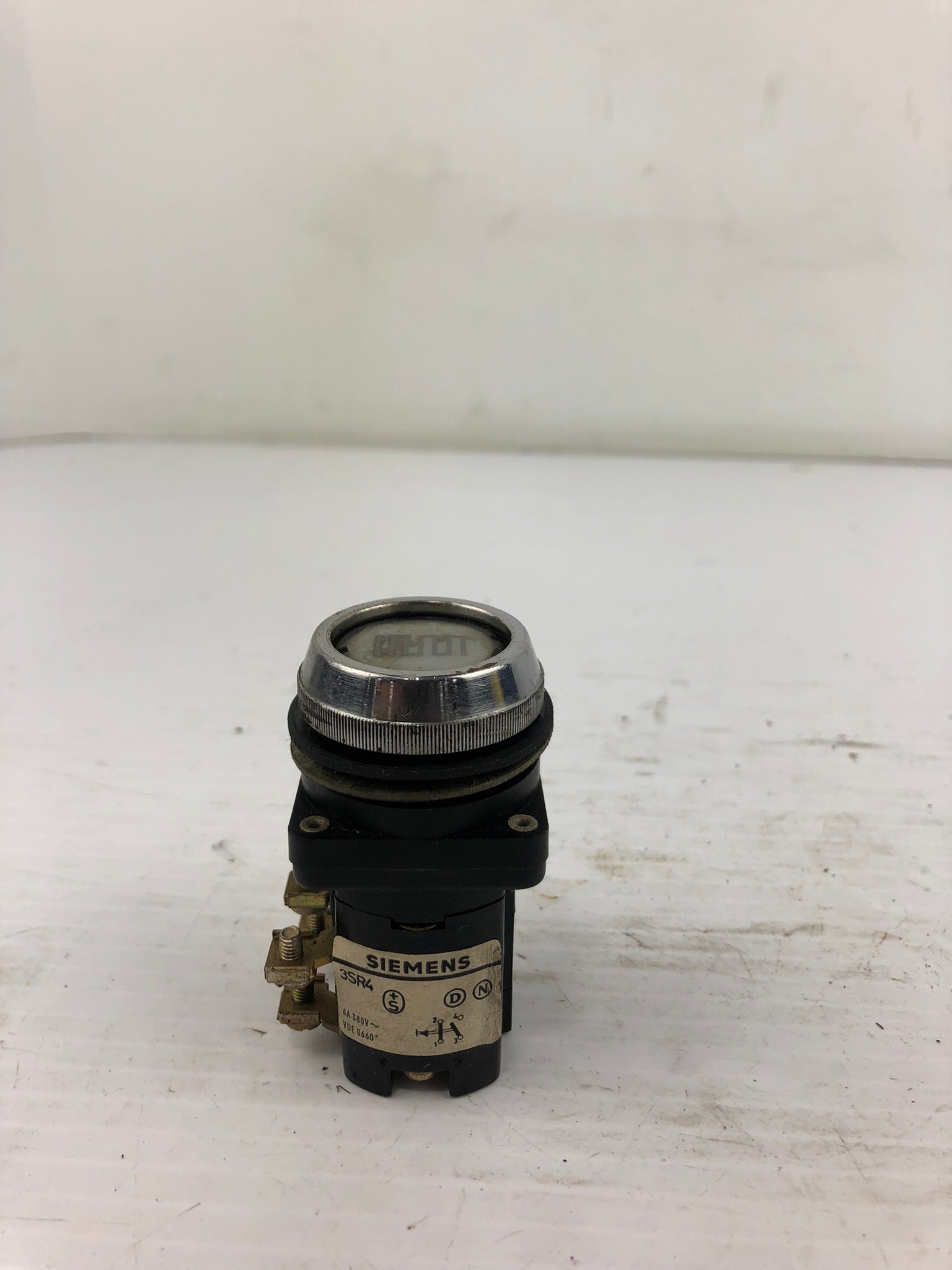 Siemens 3SR4 Pilot Light Switch Indicating Lamp White