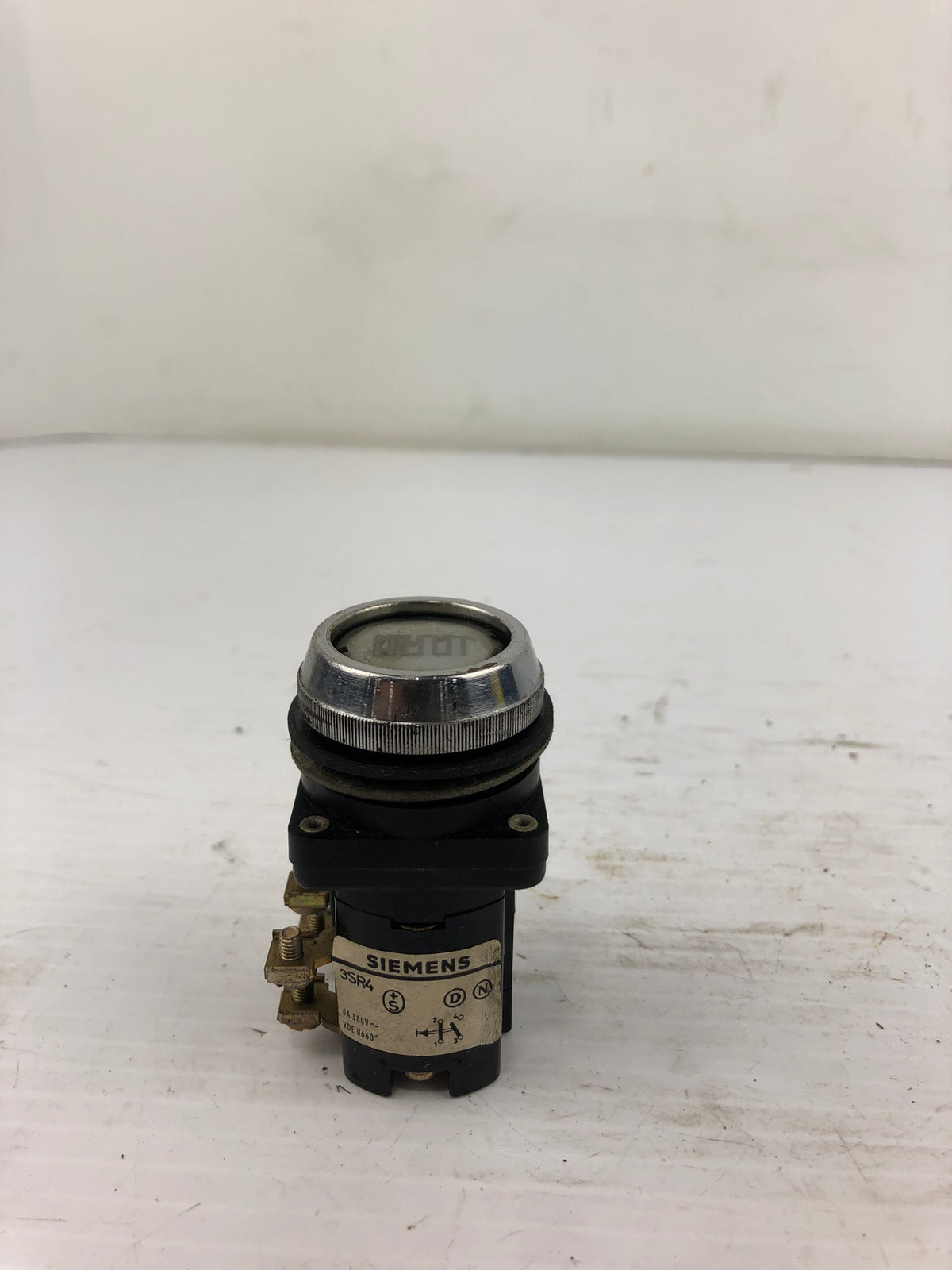 Siemens 3SR4 Pilot Light Switch Indicating Lamp White