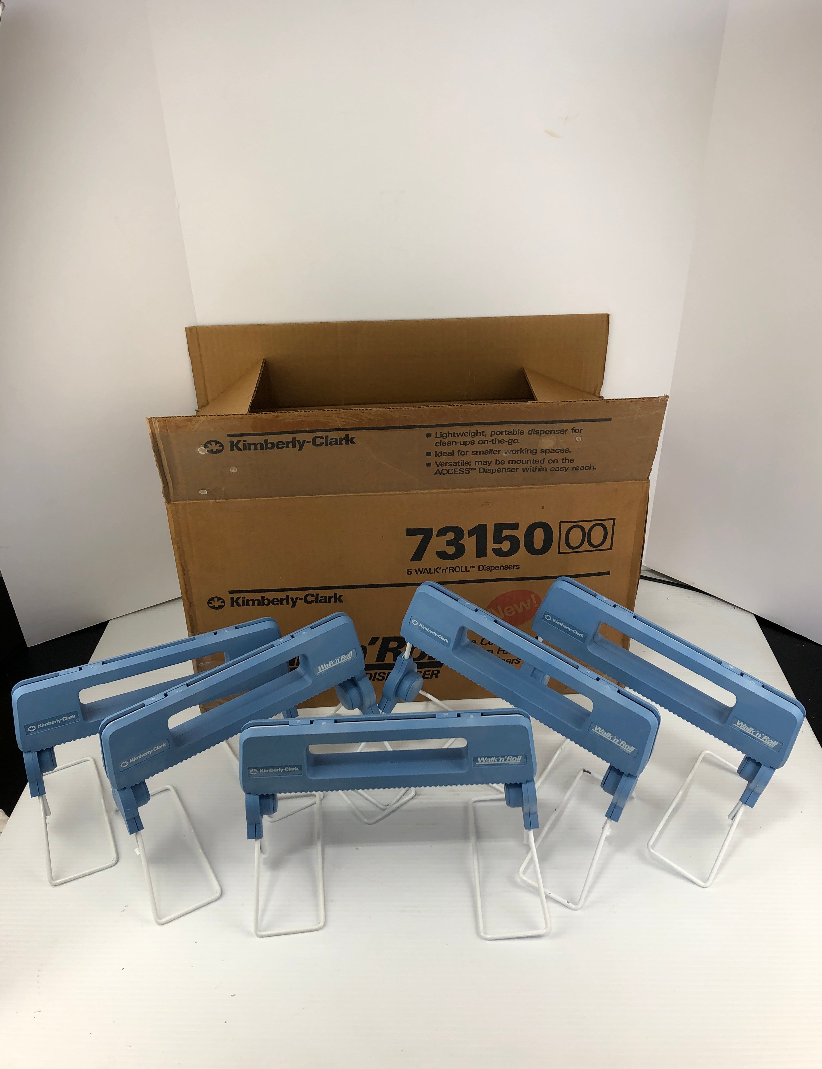 Kimberly Clark 73150 Walk 'n' Roll Despenser - Box of 5
