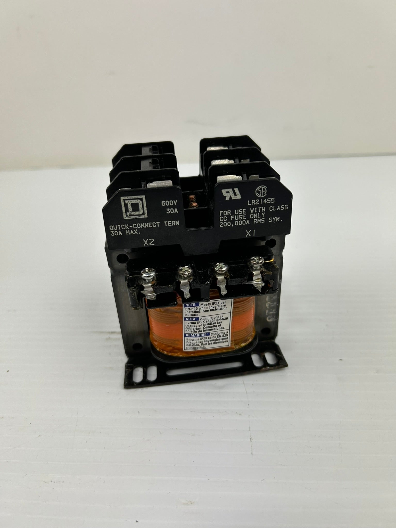 Square D 9070TF100D2 Transformer .1KVA