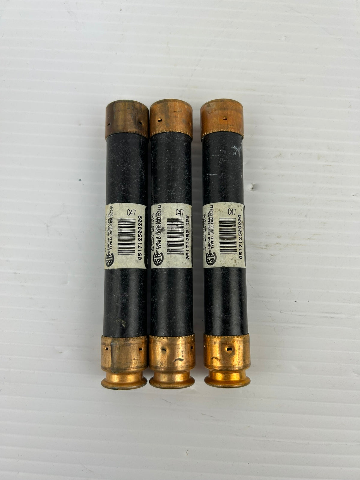 Cooper Bussmann FRS-R-4 Fusetron Dual Element Time Delay Fuse 600V 4A - Lot of 3