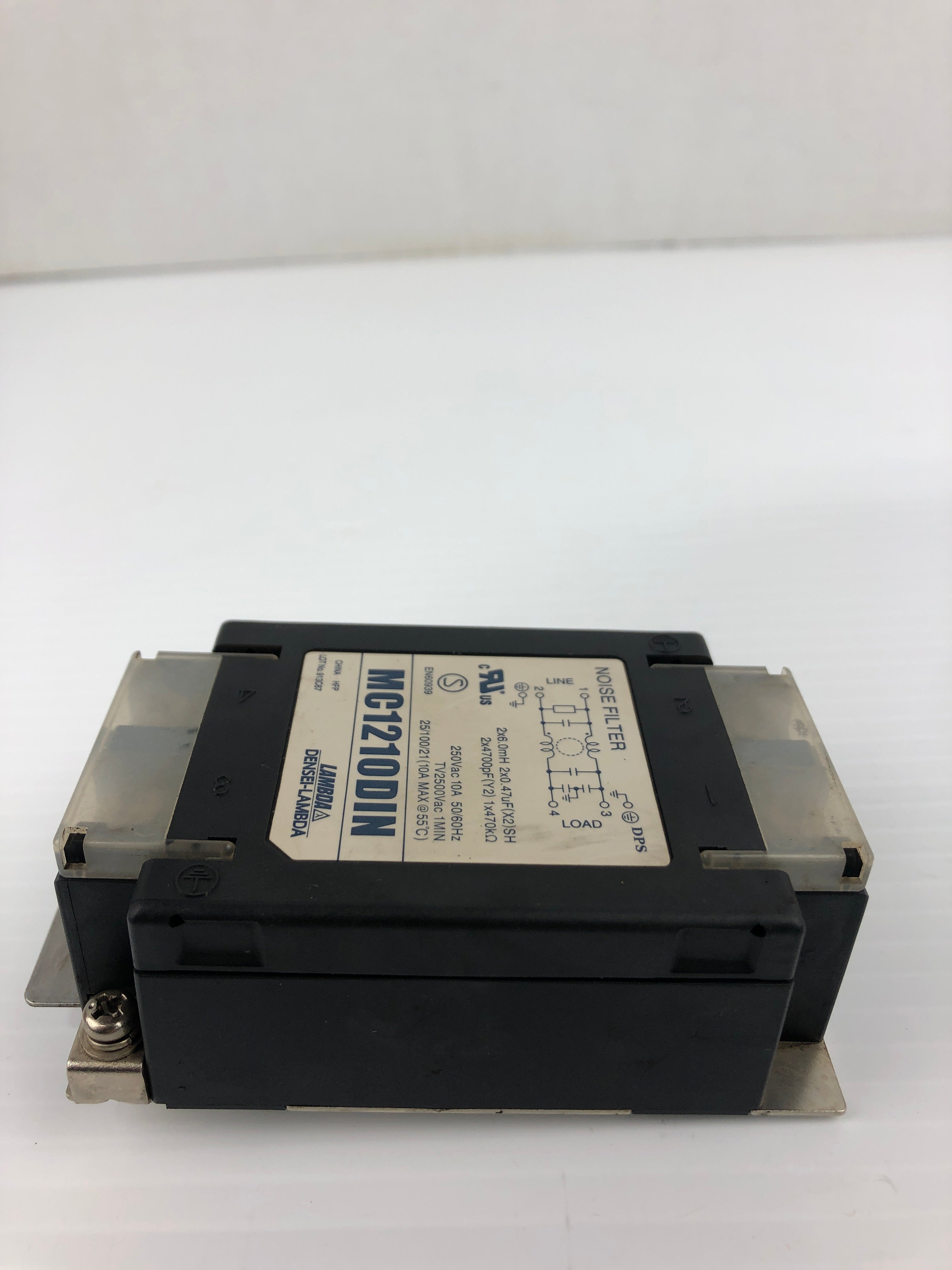 Jambda Densei-Lambda MC1210DIN Noise Filter 250VAC 10A 50/60Hz