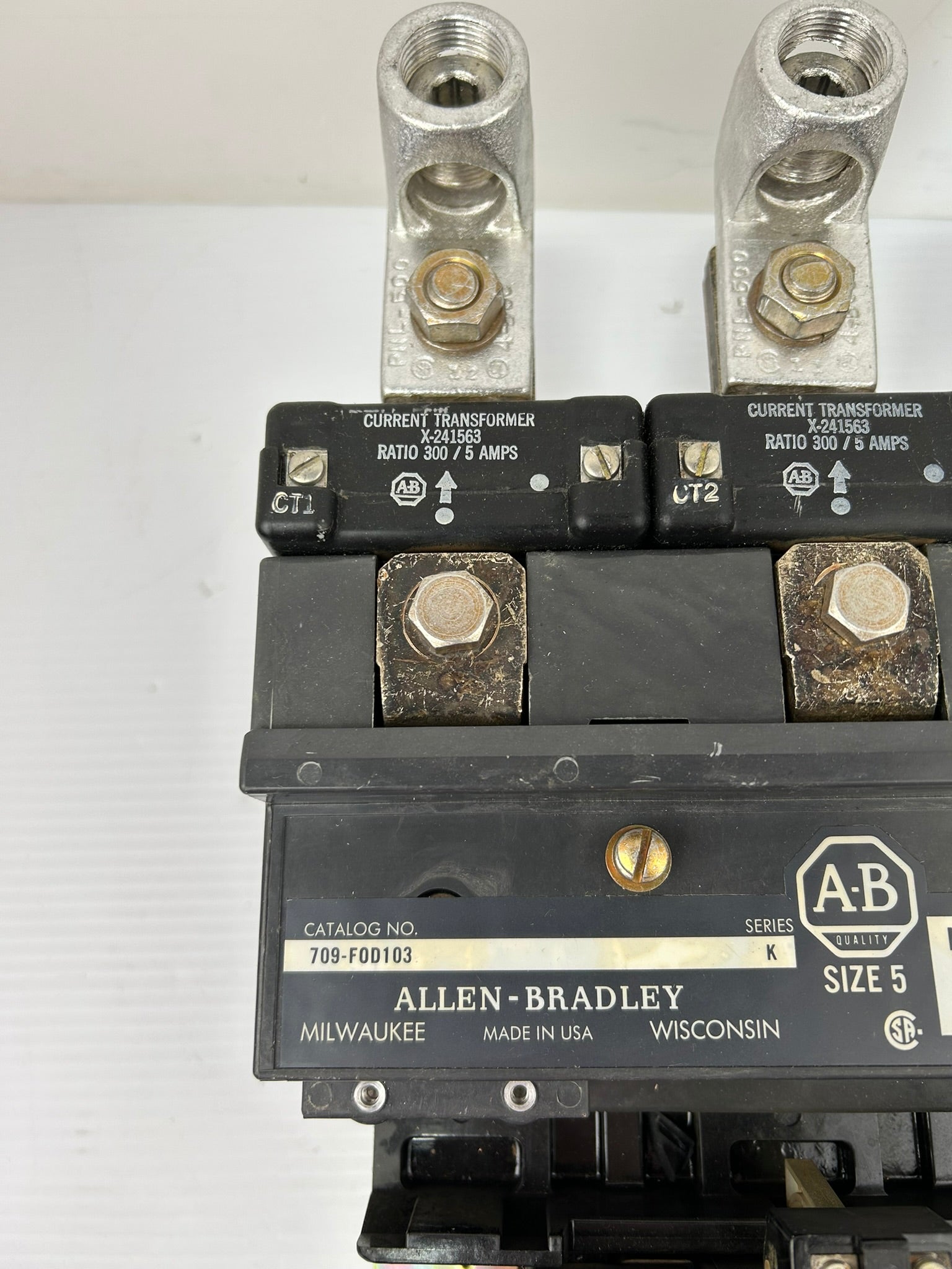 Allen Bradley 709-F0D103 Size 5 Starter Series K 3 Phase 3 Pole