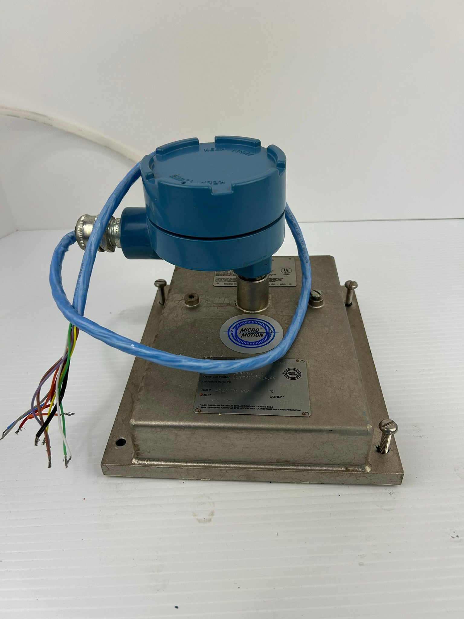 Micro Motion DS012S100SU Mass Flow Sensor Transmitter 08353