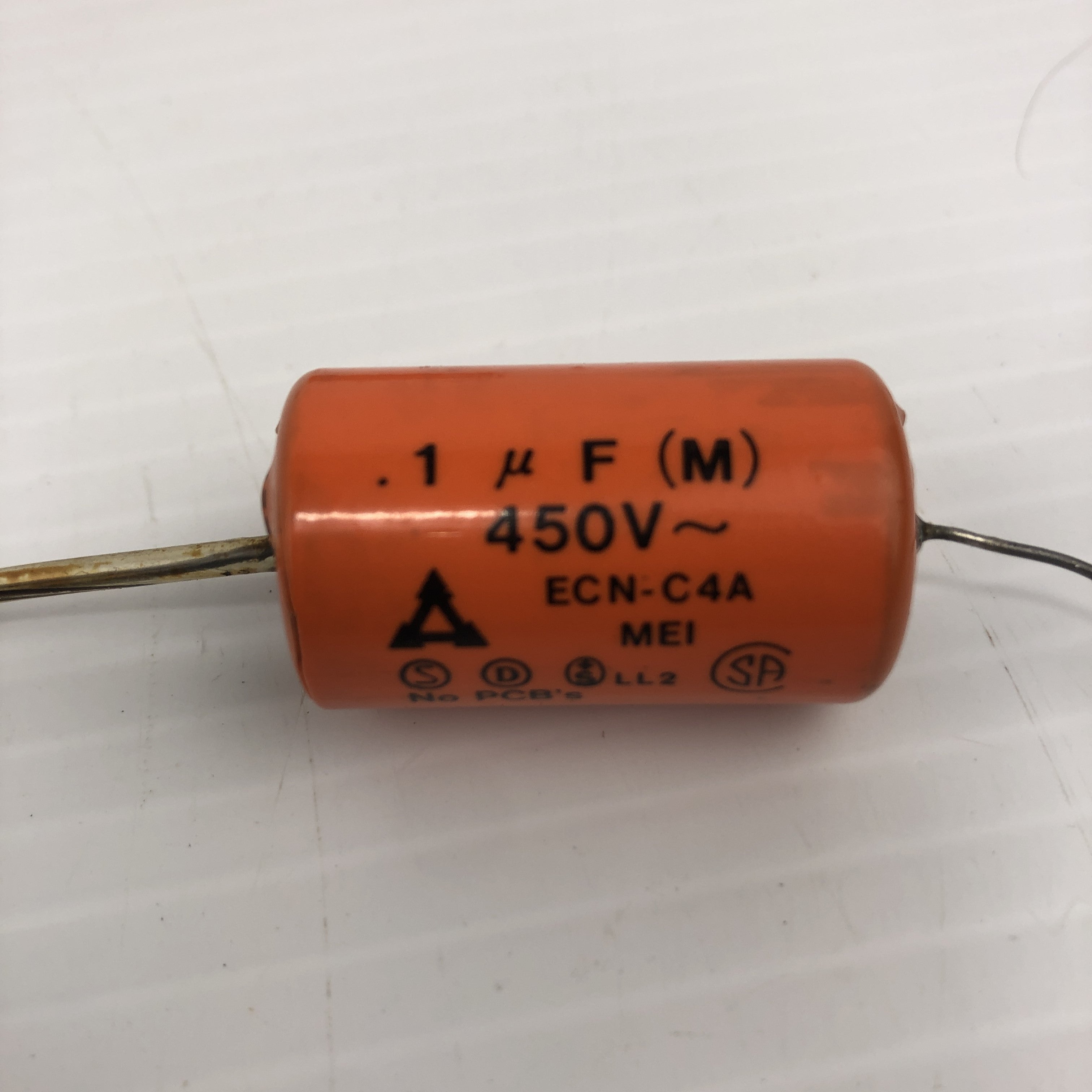 ECN-C4A Capacitor 450V~ Ceramic Tube No PCBs - Lot of 2