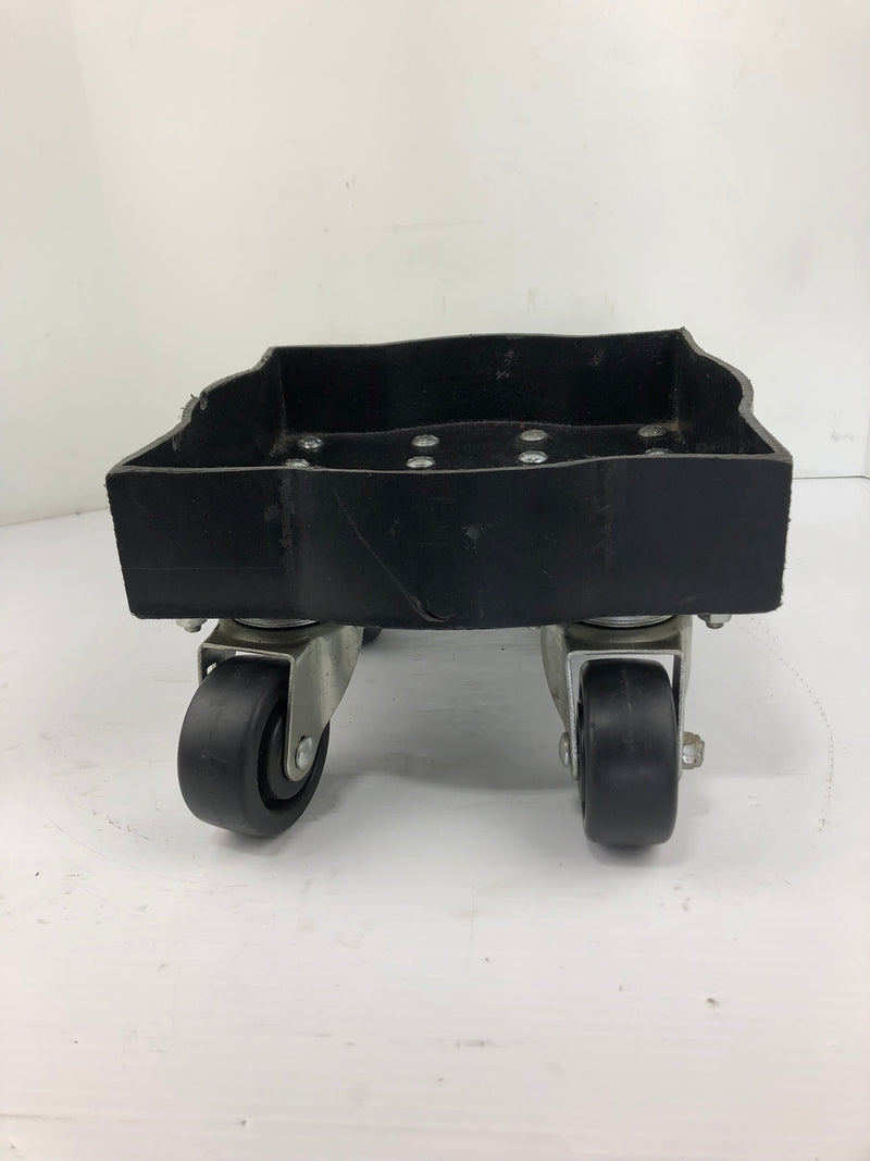 Back Plastic Stand with Metal Swivel Casters Wheeled Plant Holder, Motor Stand