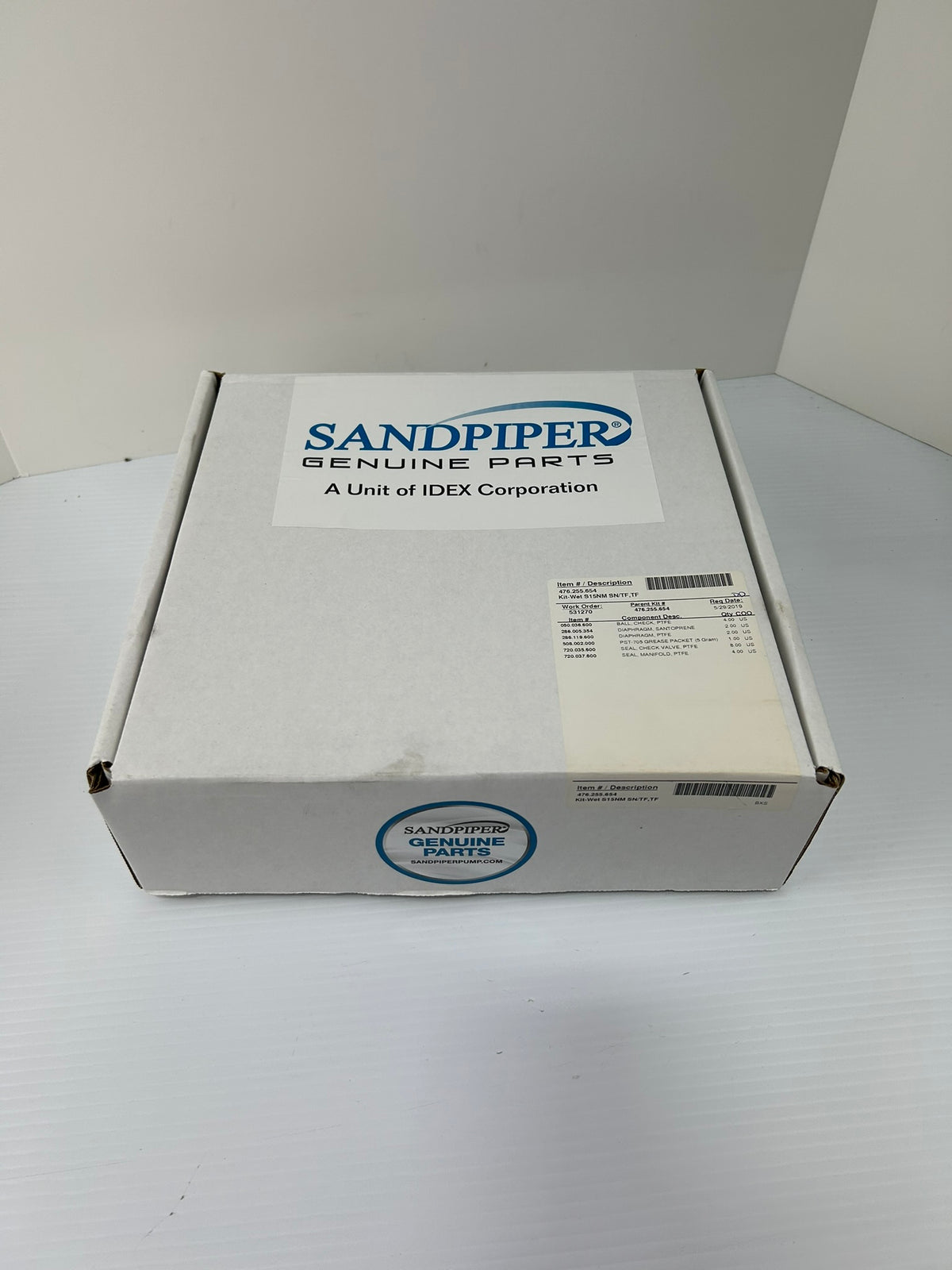 Sandpiper Genuine Parts 476.255.654 Kit-Wet S15NM/TF,TF