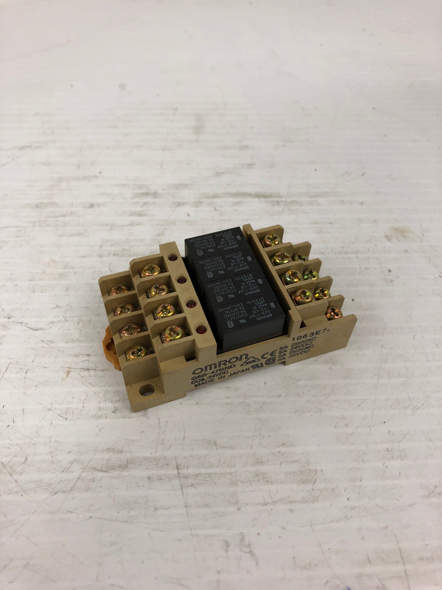 Omron G6B-47BND Terminal Block 5A 250VAC Coil 24VDC G6B-1174P-FD-US