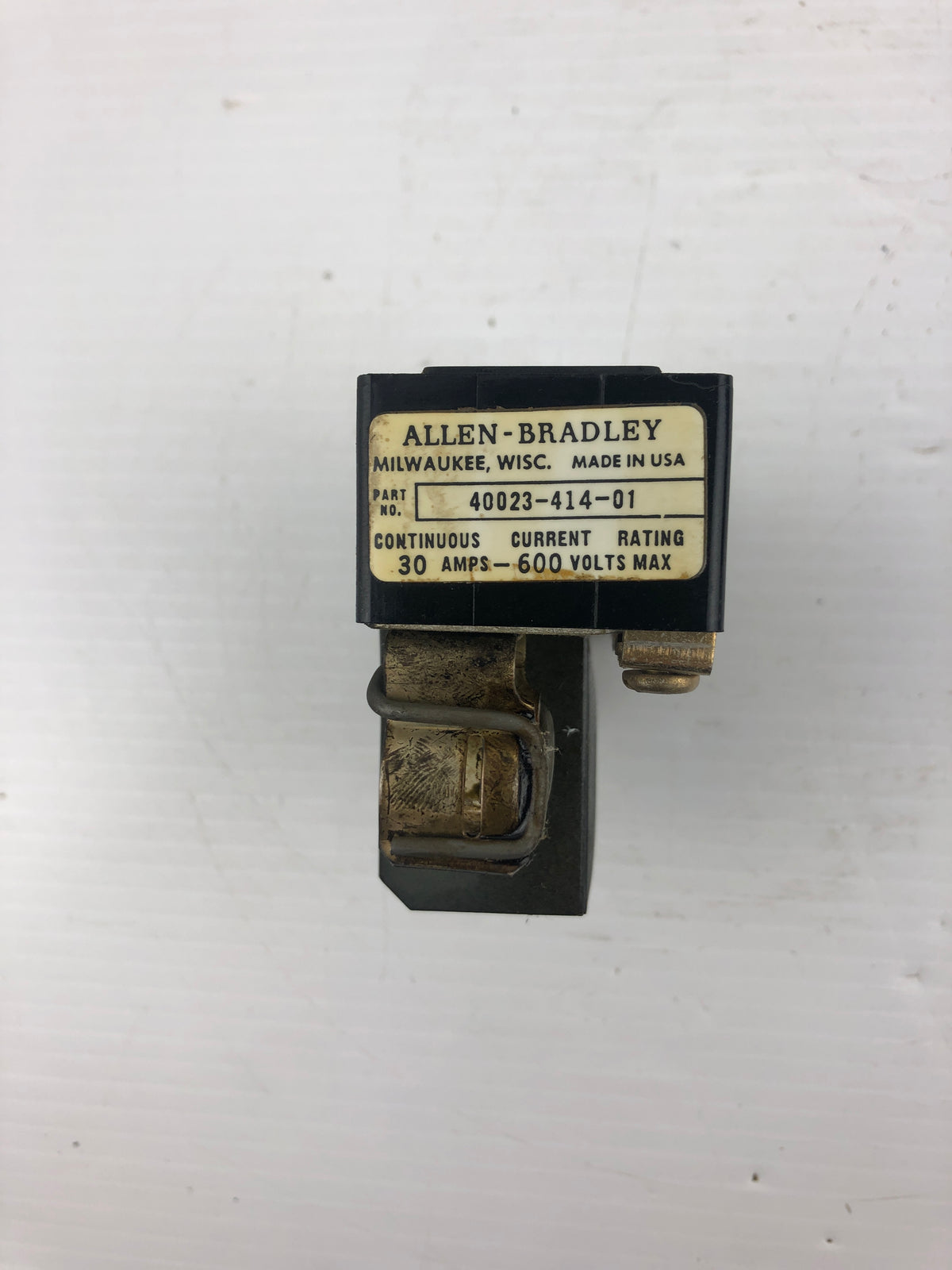 Allen-Bradley 40023-414-01 Fuse Block Series B (Broken Casing)
