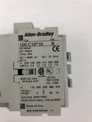 Allen-Bradley 100-C16*10 Contactor Series B 600V