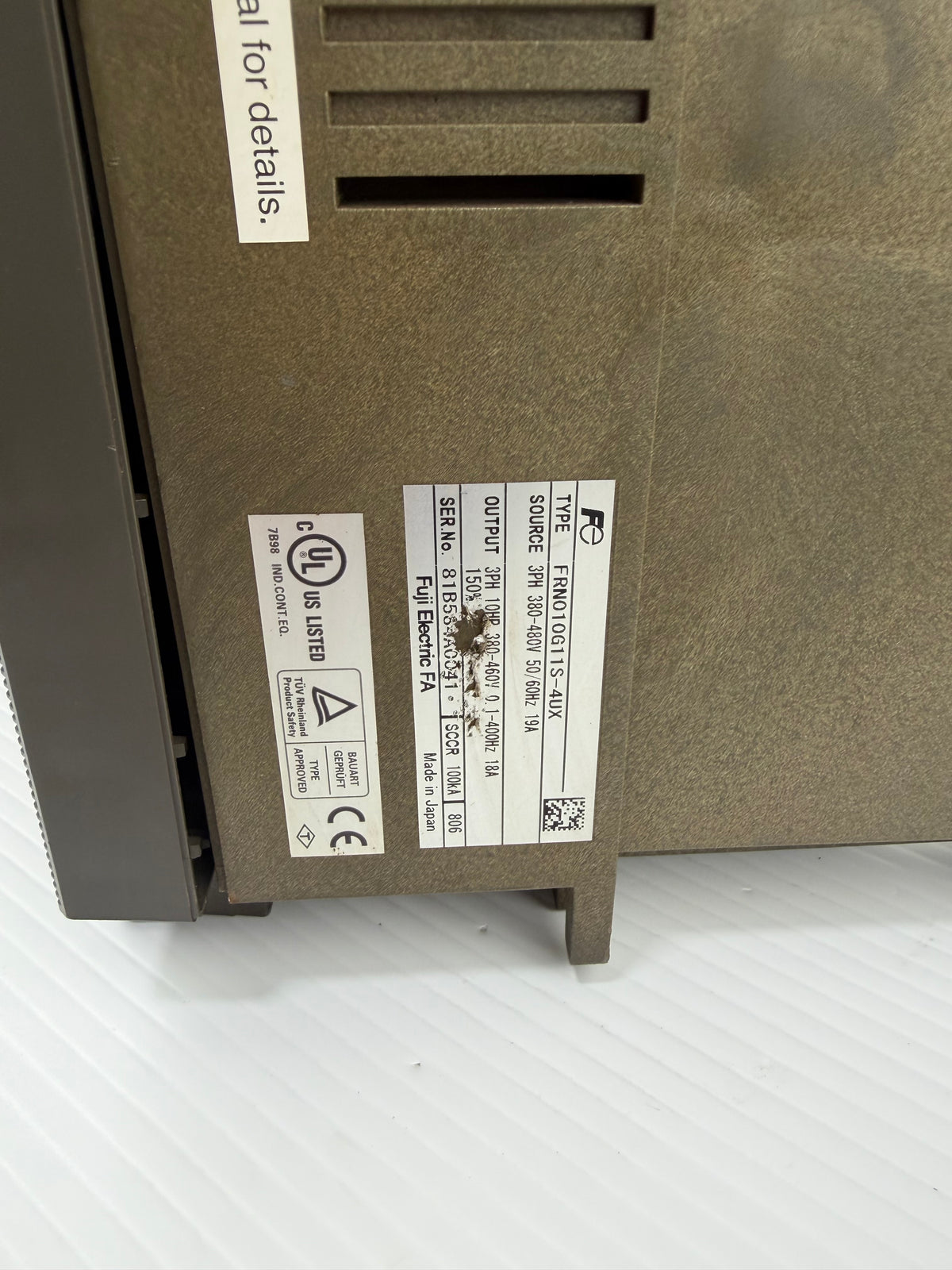 Fuji Electric FRENIC 5000G11 AC Variable-Frequency Drive