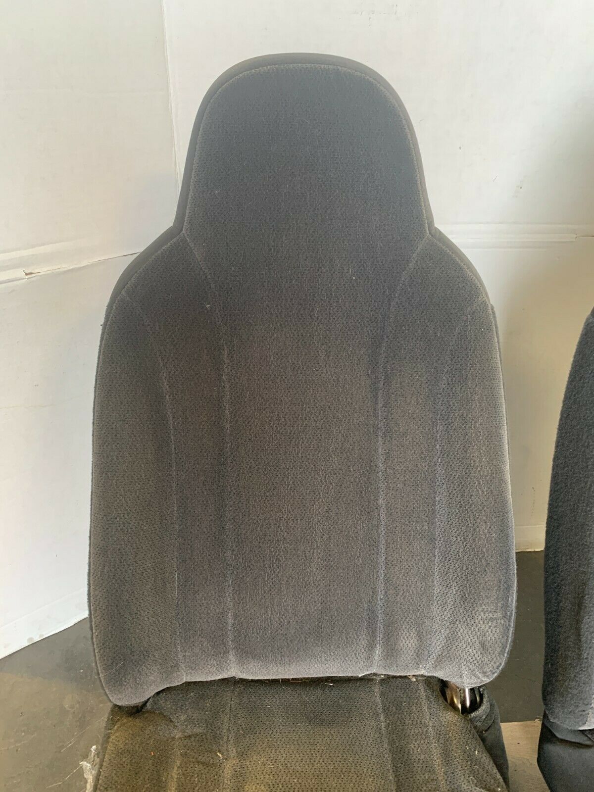 2003 Dodge Dakota Extended Cab Driver LH Front Bucket Seat Gray Cloth
