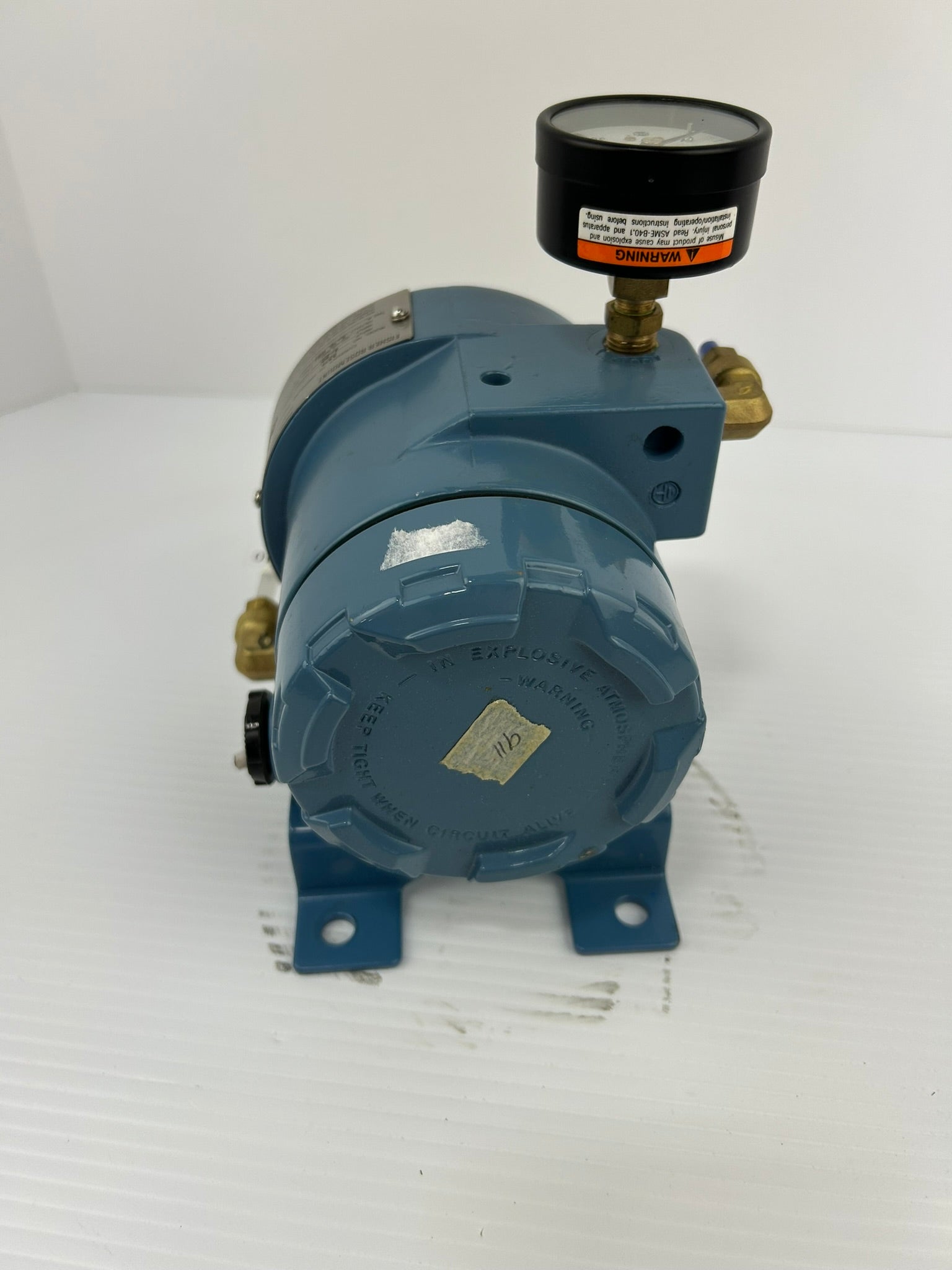 Fisher Rosemount 3311 Current to Pressure Transducer Gauge 0-30 PSI