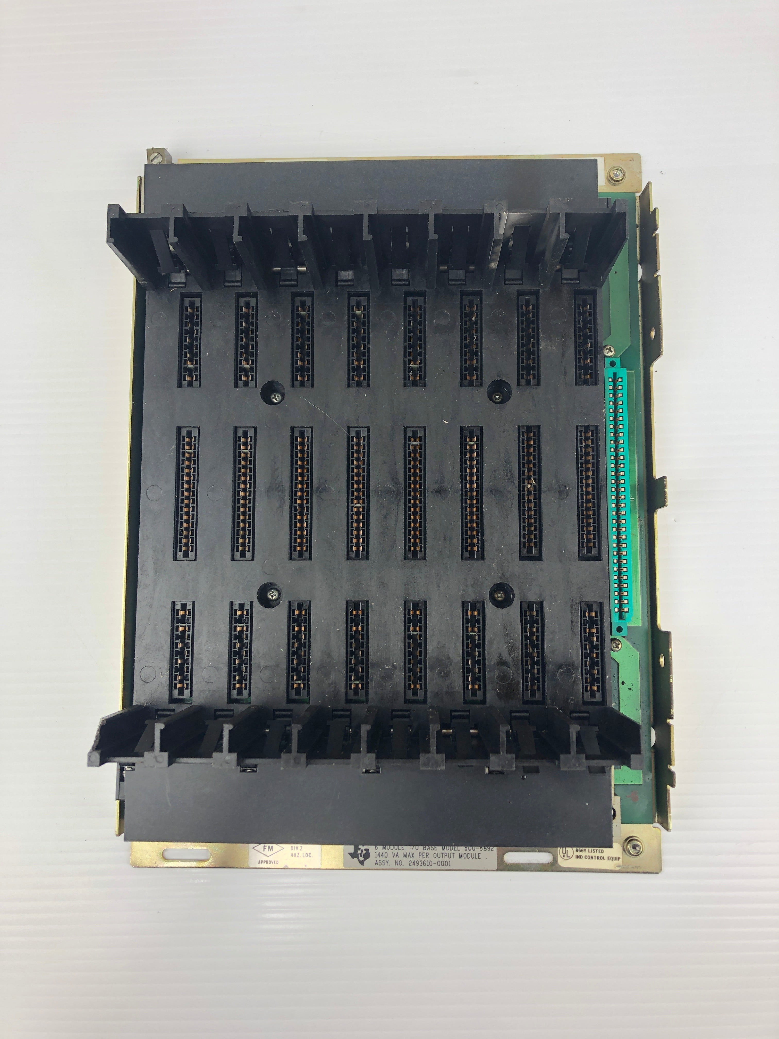 Texas Instruments 500-5892 6 Module I/O Base 1440VA