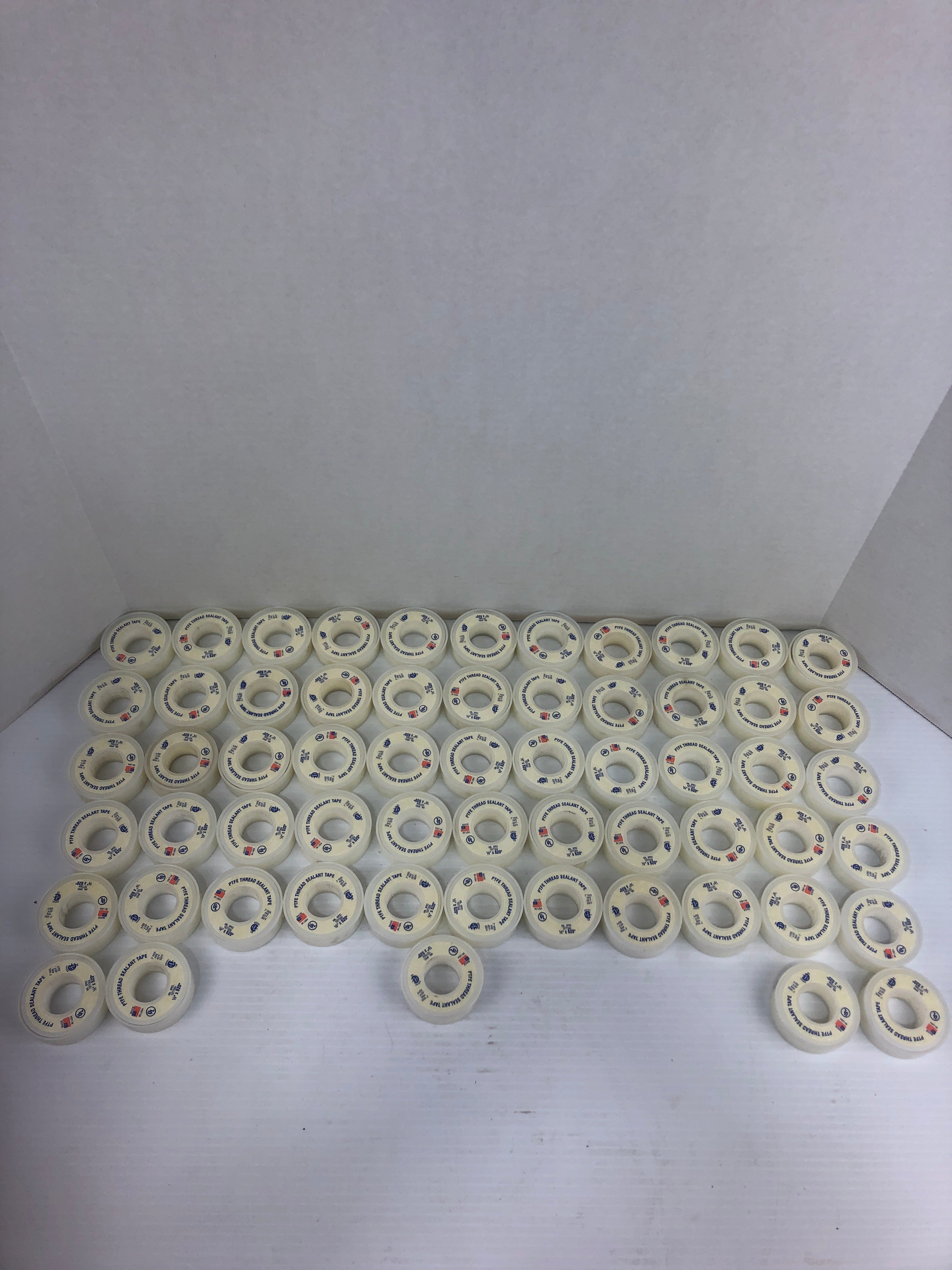 T27730A PTFE Thread Sealant Tape 1/2" x 520" - Lot of 60