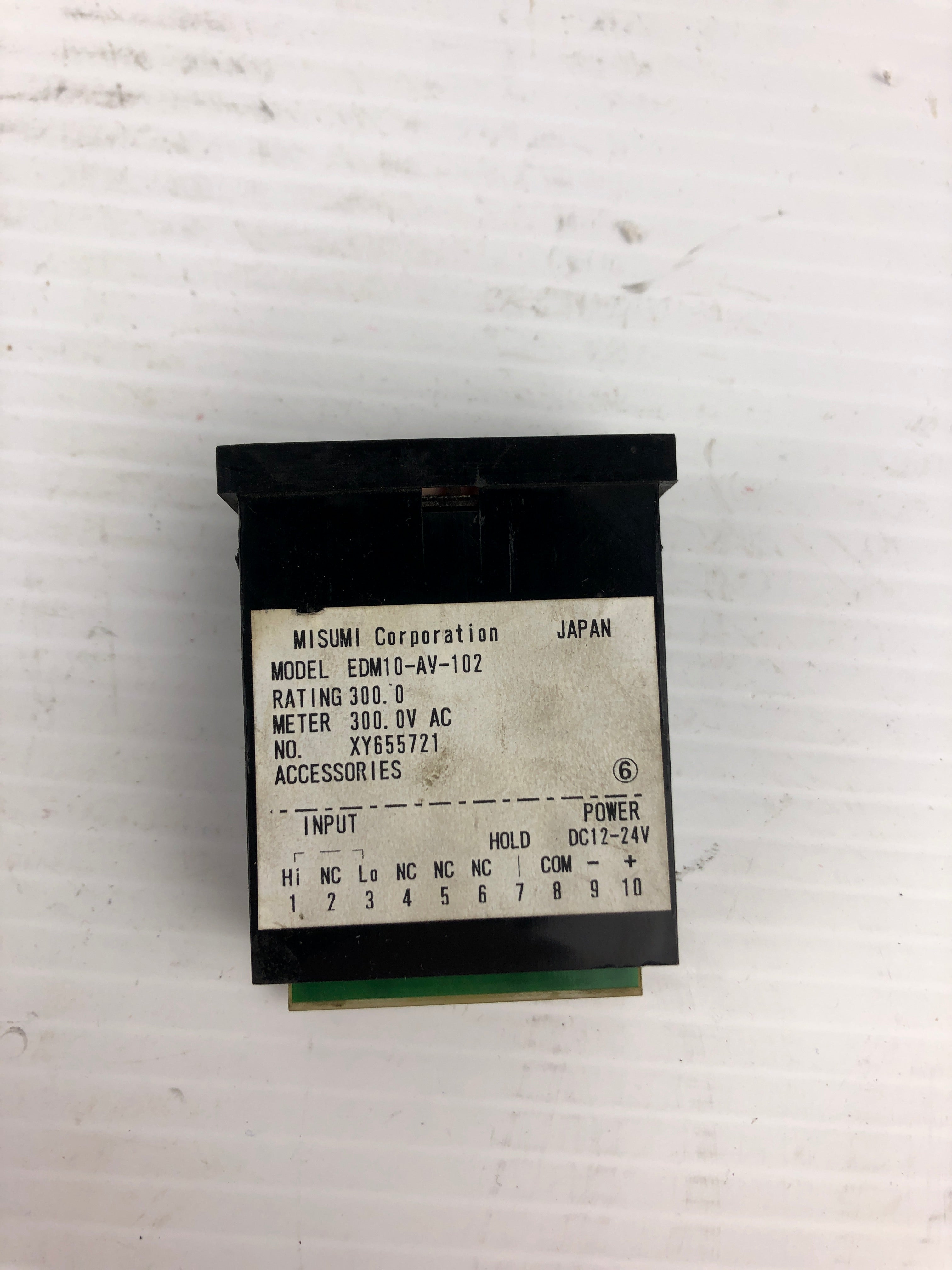 Misumi Corp EDM10-AV-102 Counter