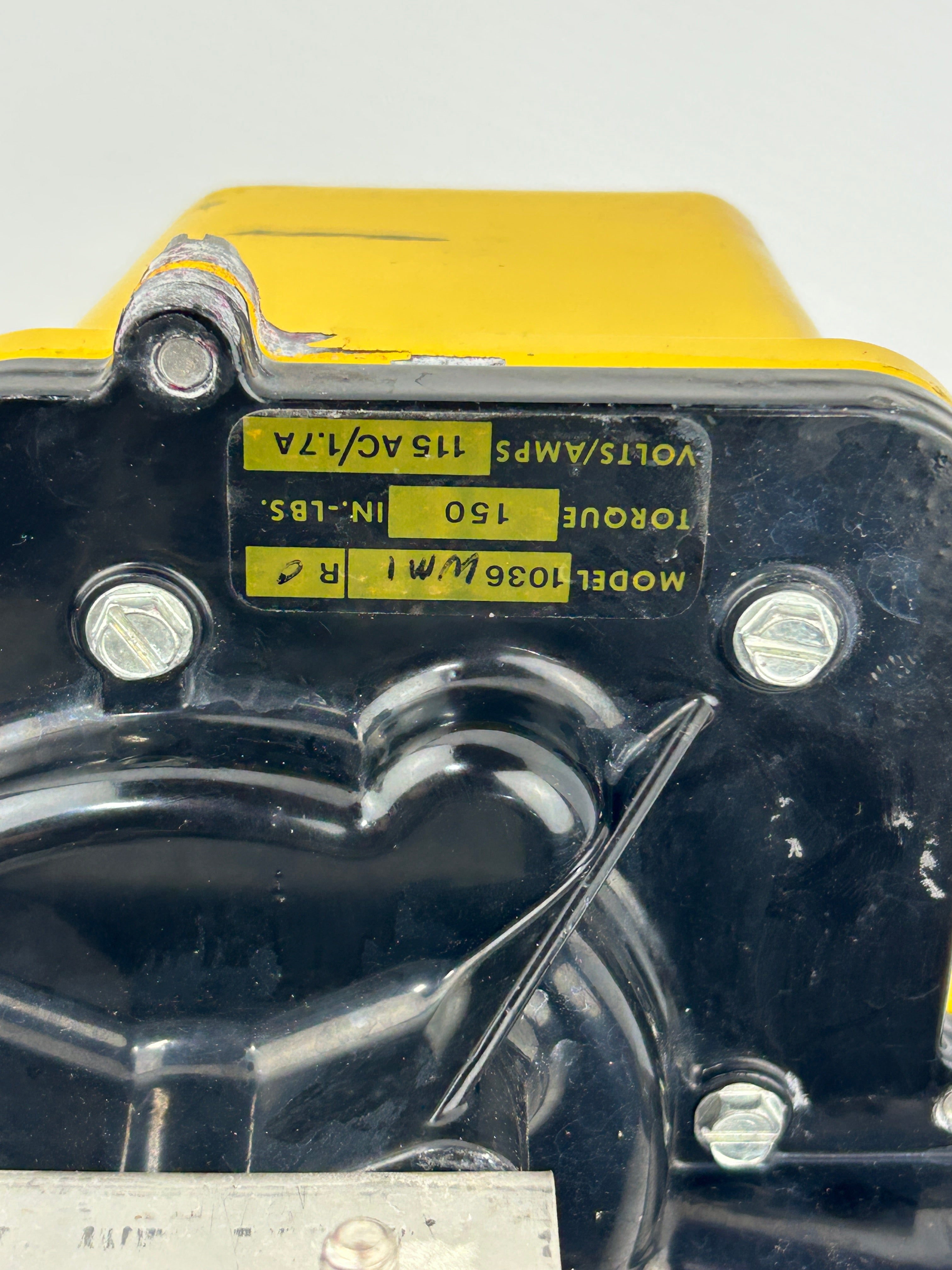 Worcester Controls 1036 Electric Actuator Series 36 1036WM1R0 150 IN.-LBS.