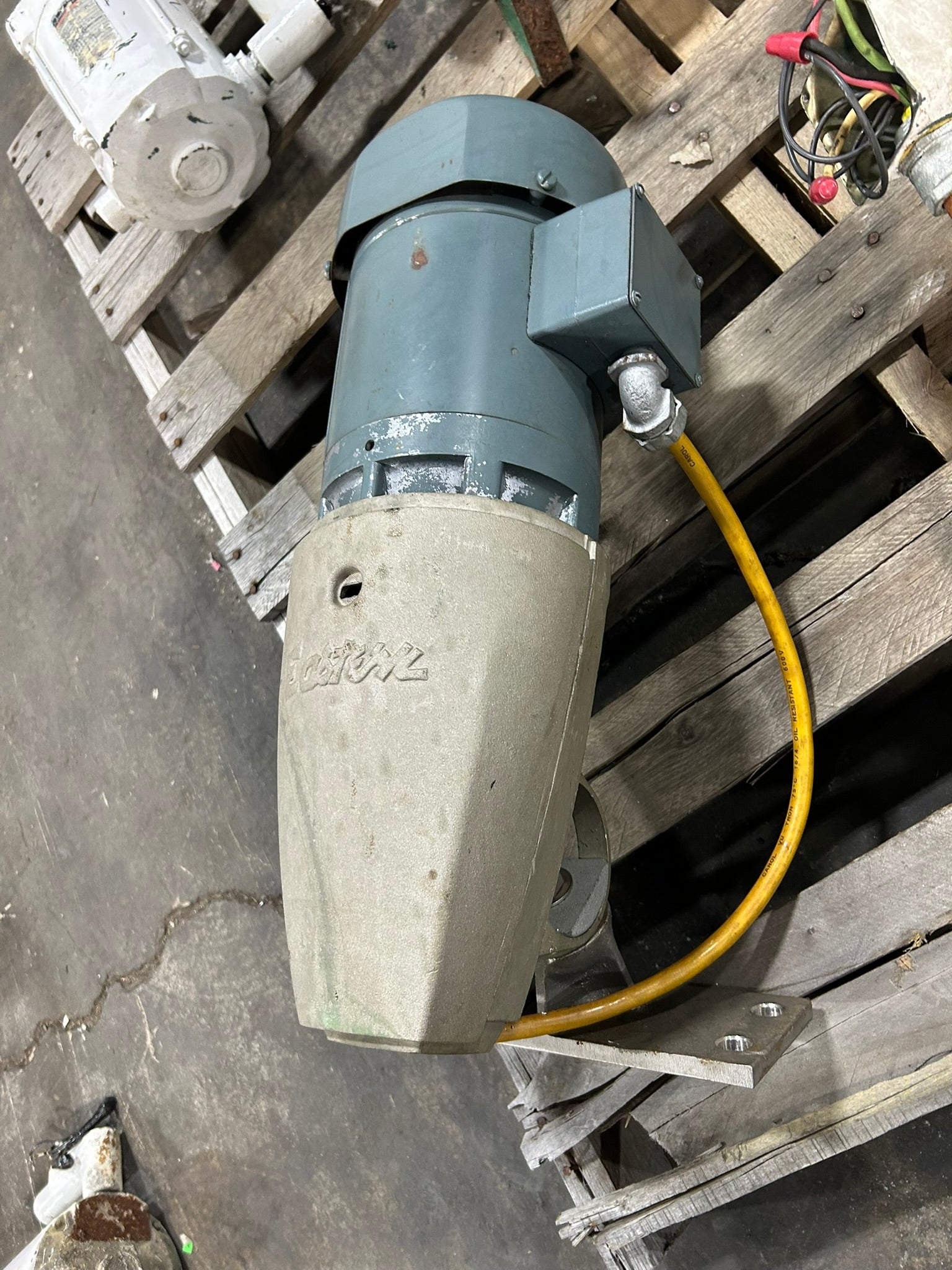 Eastern RB-2 Drum Barrel Mixer & Gould Century 8-120699-01 Motor 1HP 1725RPM 3PH