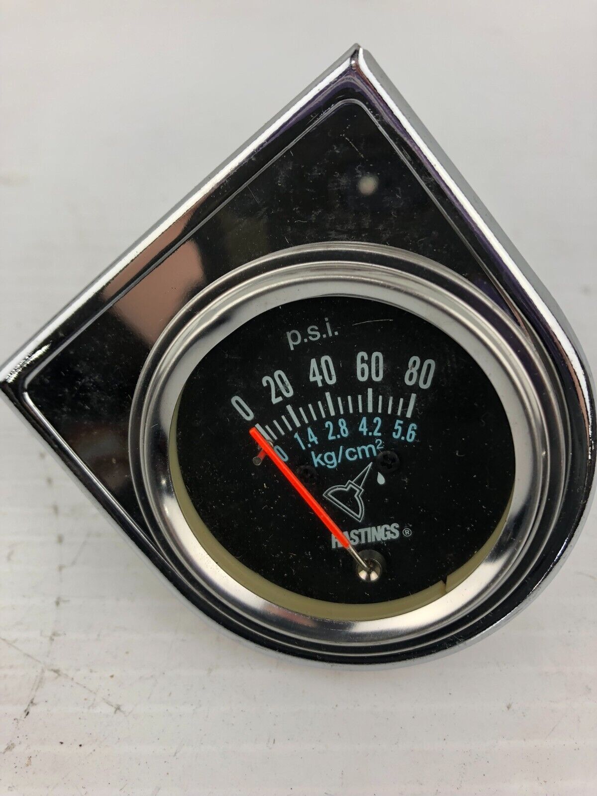 Hastings 0-80 PSI Car Oil Pressure Gauge