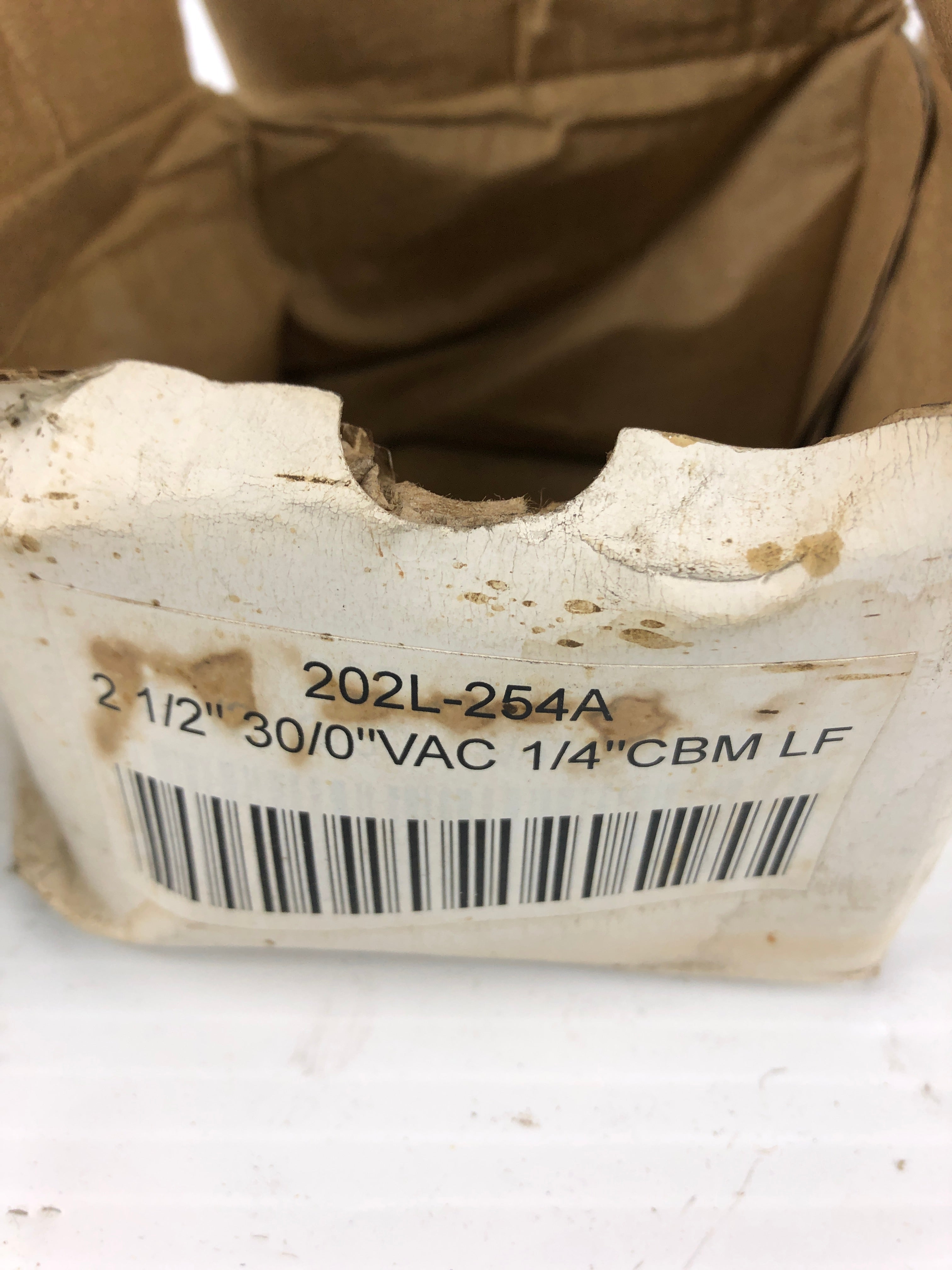 Pressure Gauge 202L-254A 2-1/2" 30/0" VAC 1/4" CBM LF