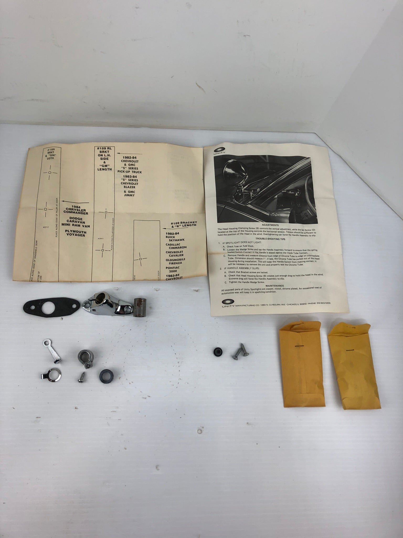 Utility Mfg. Co. 196 Bracket Kit