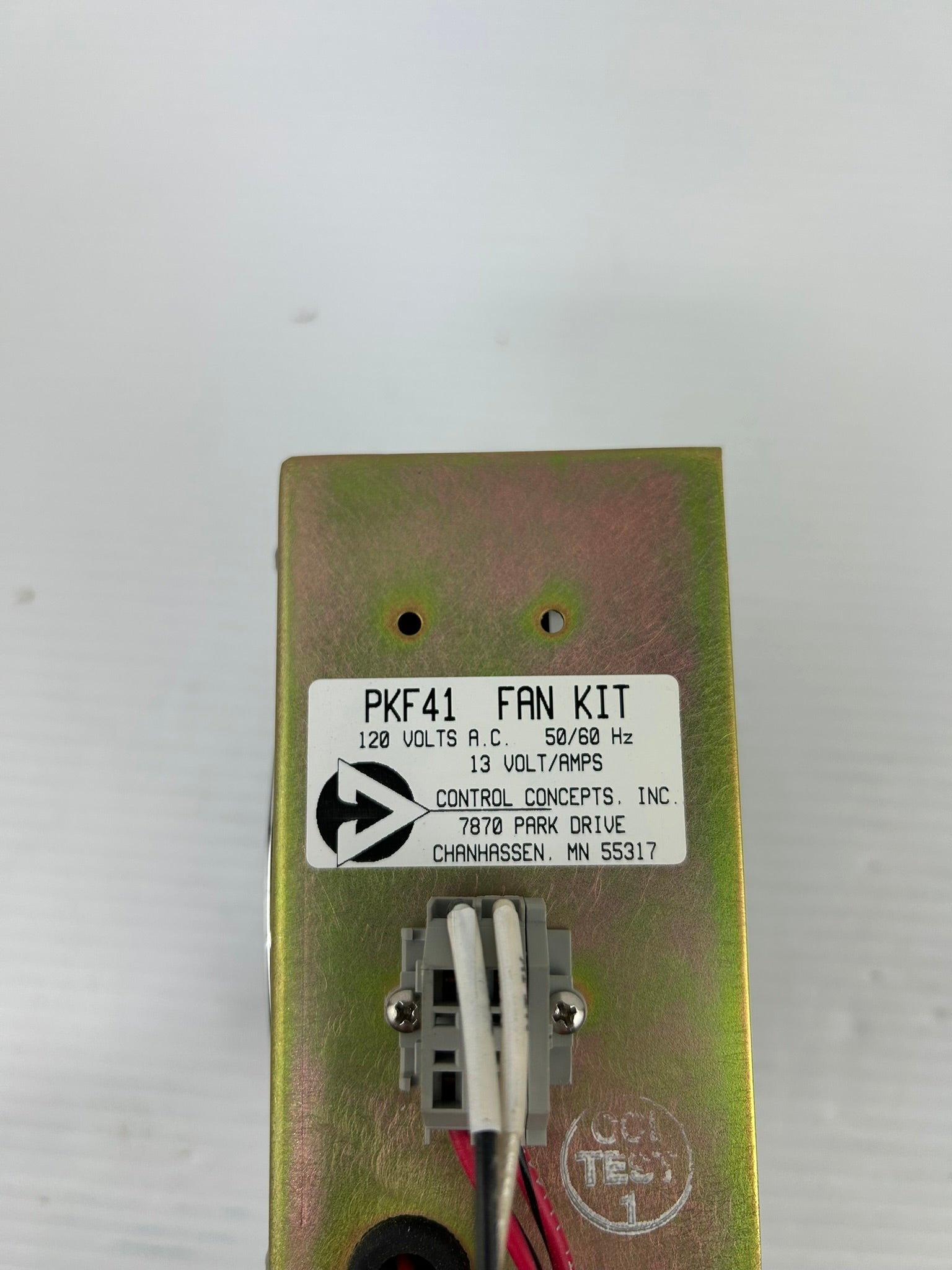 Control Concepts PKF41 Fan Kit 120VAC 50/60Hz 13 Volt/Amps 4715PS-12T-B30
