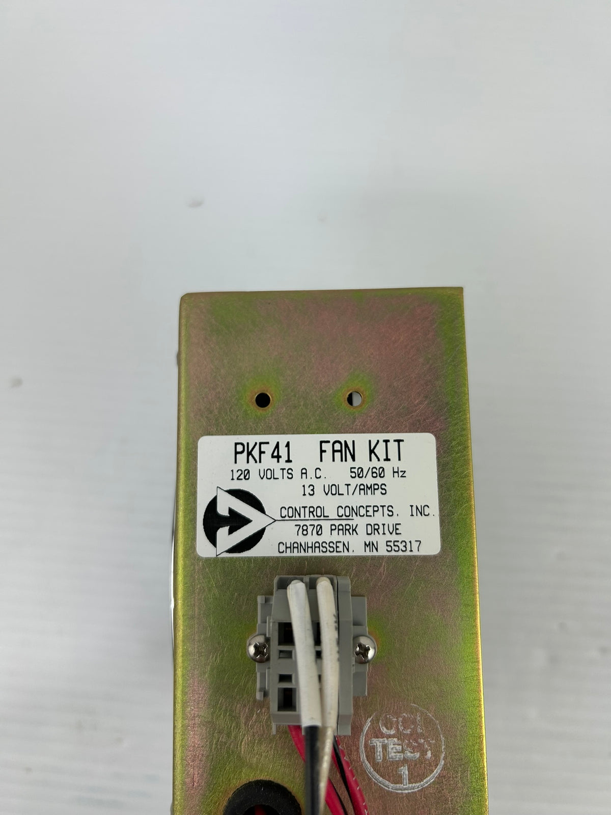 Control Concepts PKF41 Fan Kit 120VAC 50/60Hz 13 Volt/Amps 4715PS-12T-B30