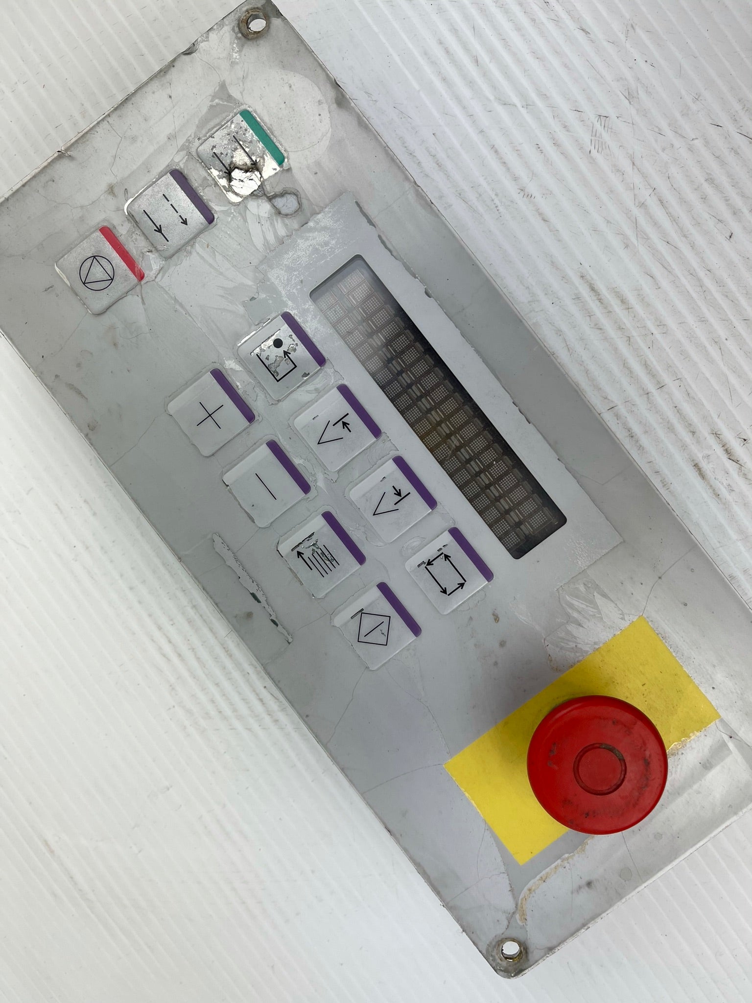 The Hall Company Control Panel 5561289-02 Revision C with Red Knob