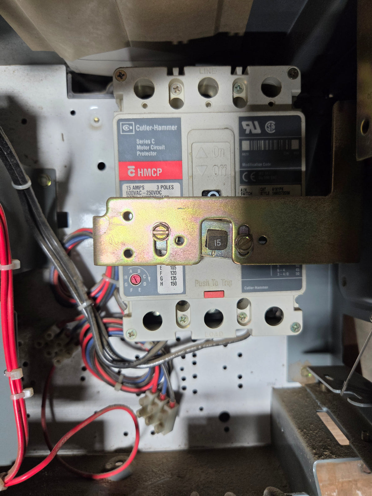 Allen-Bradley 2113B MCC Bucket Size 1 FVNR 15A Breaker 3.0HP 3PH 480V - No Door