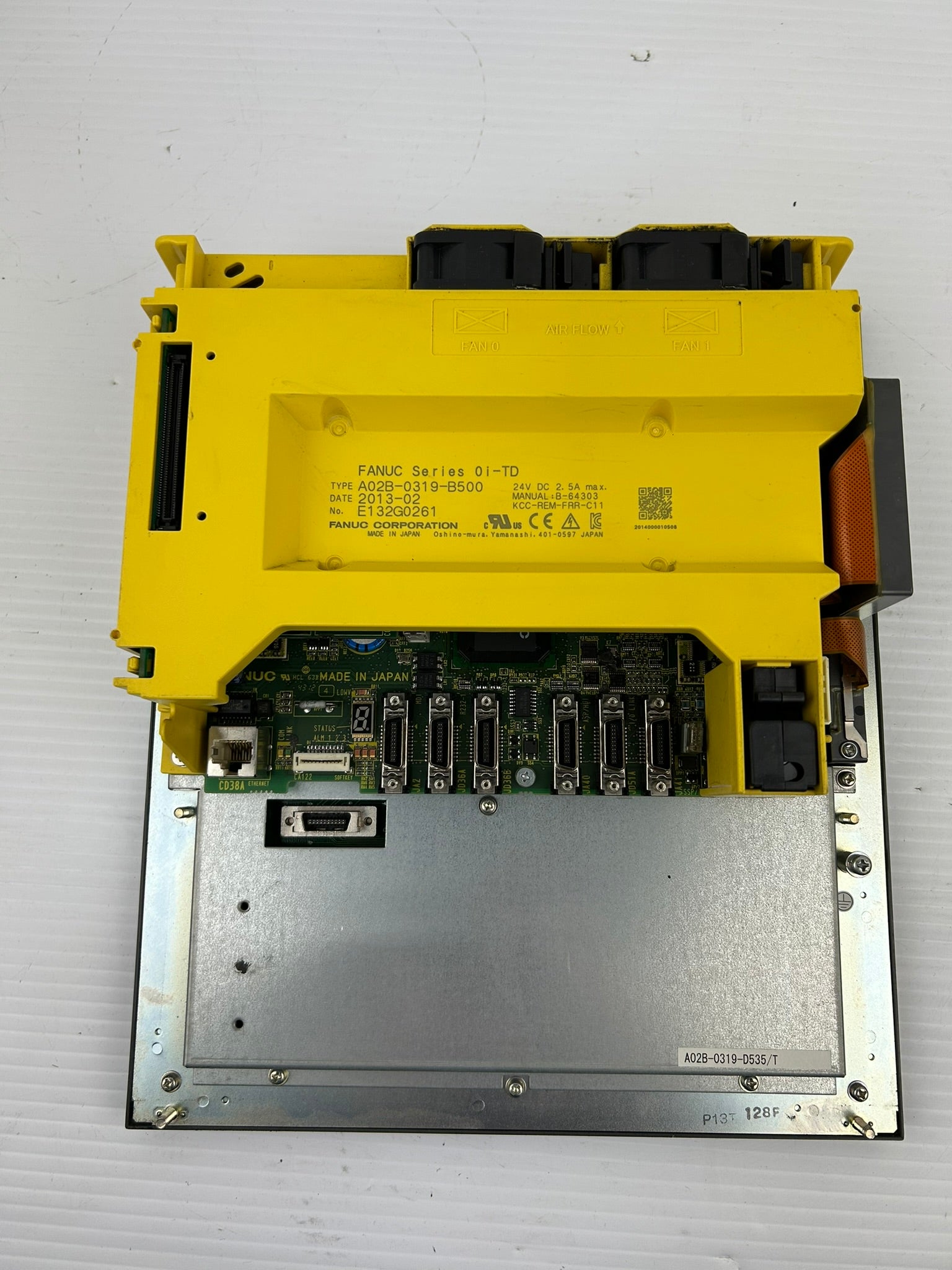 Fanuc A02B-0319-B500 CMC System Control Screen with Keypad Series 0i-TD