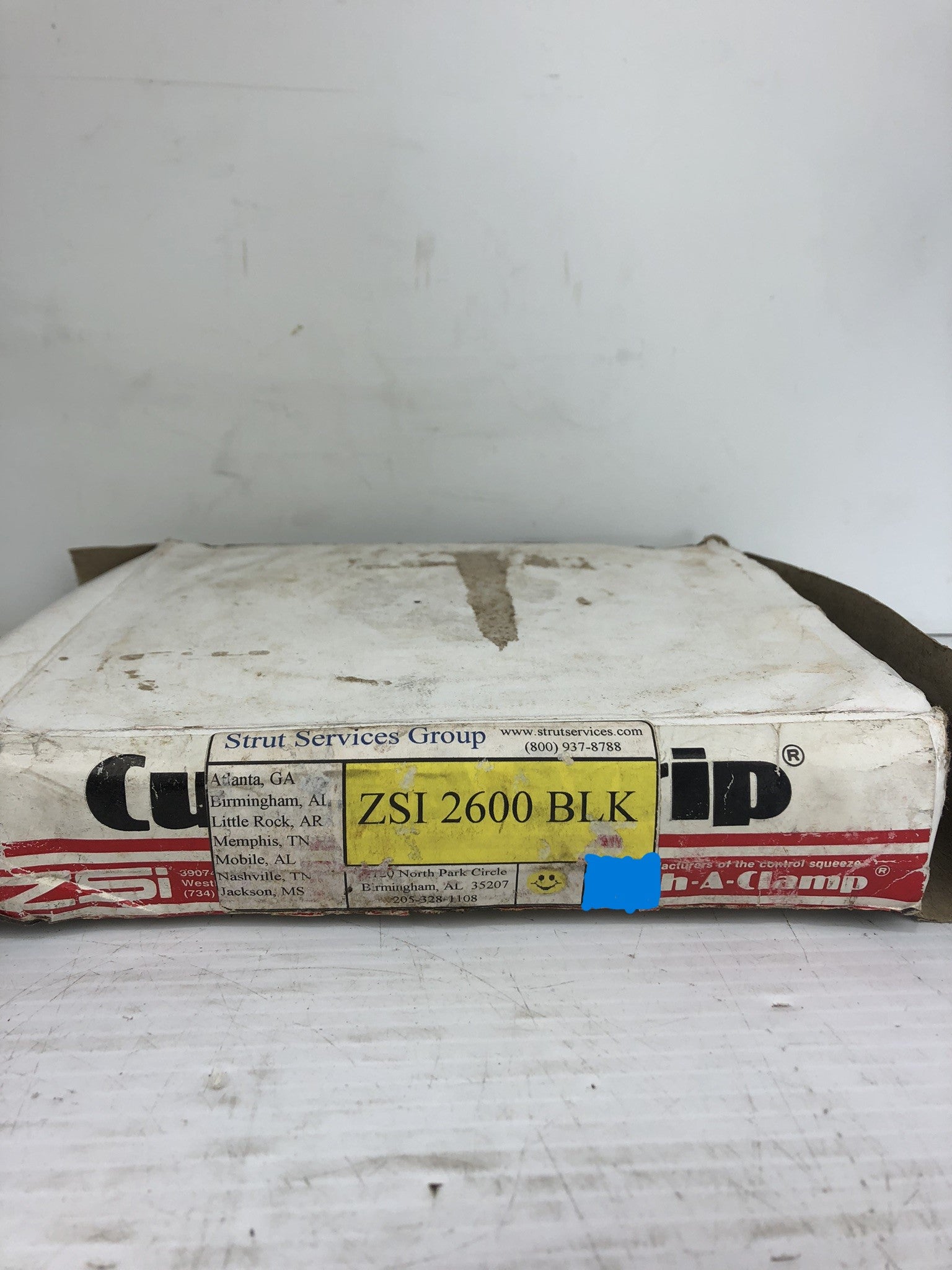 ZSI Cush-a-Strip 2600 Black ~8' Long