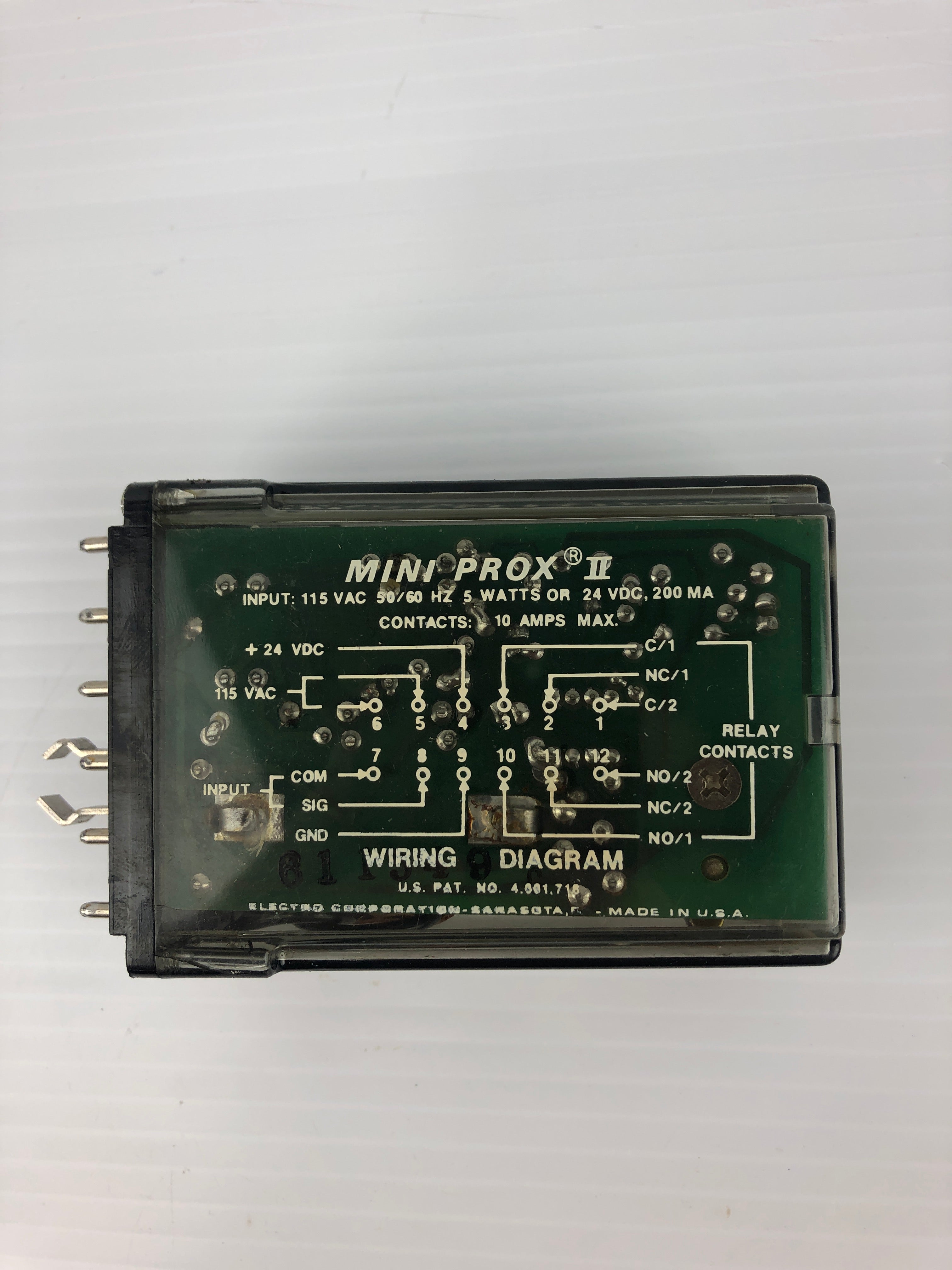 Electro 5136 Mini Prox II Delayed Break Relay