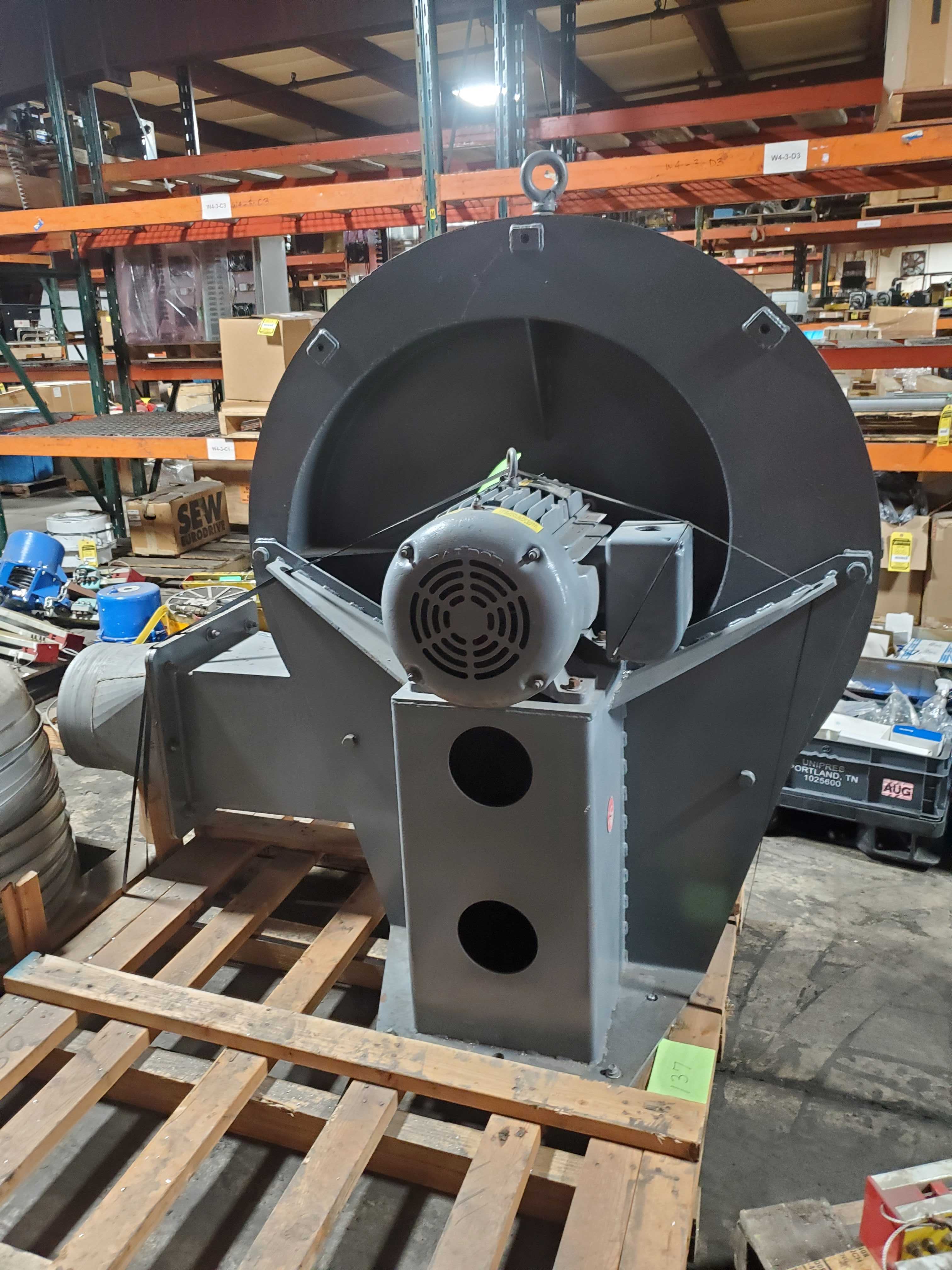 North American 2127328 Turbo Blower with Baldor 09F436Y147H2 Industrial Motor