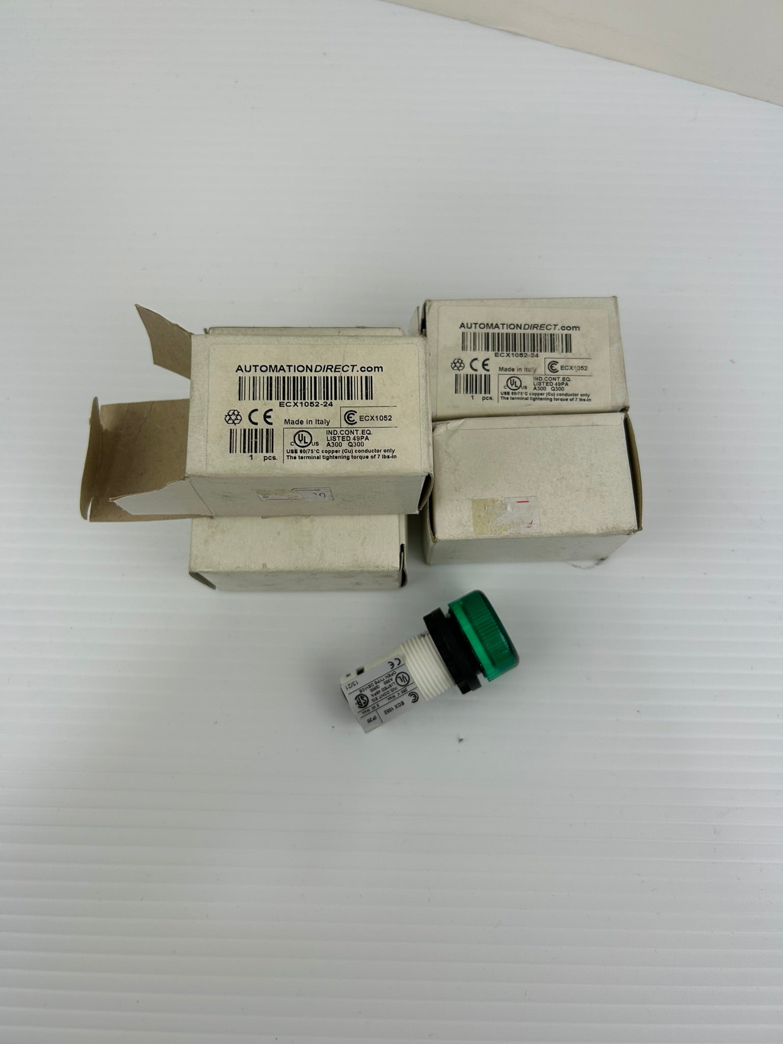 Automation Direct ECX1052-24 Green Indicator Light ECX 1052 - Lot of 5