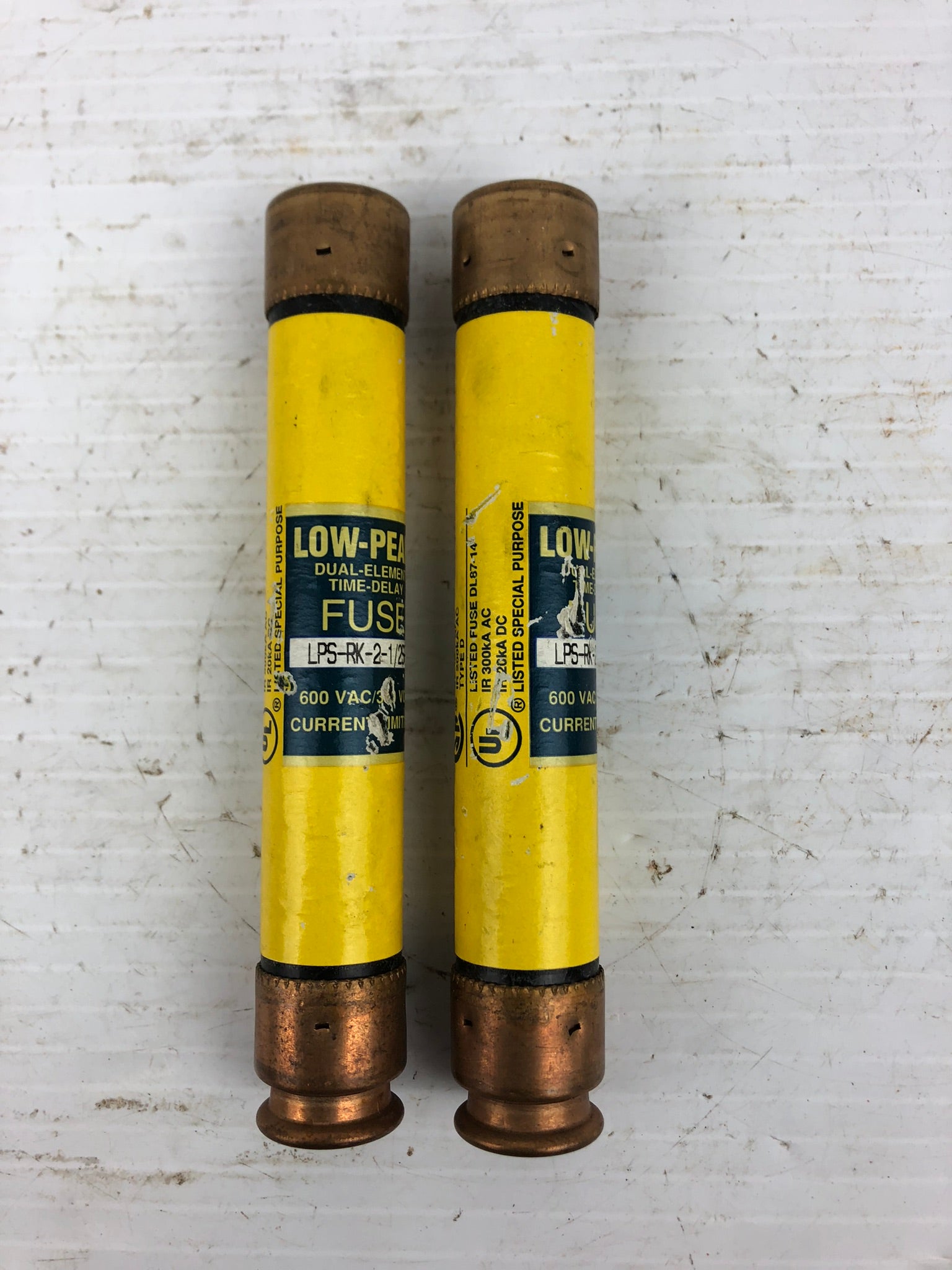 Bussmann LPS-RK-2-1/2SP Time Delay Fuses - Lot of 2