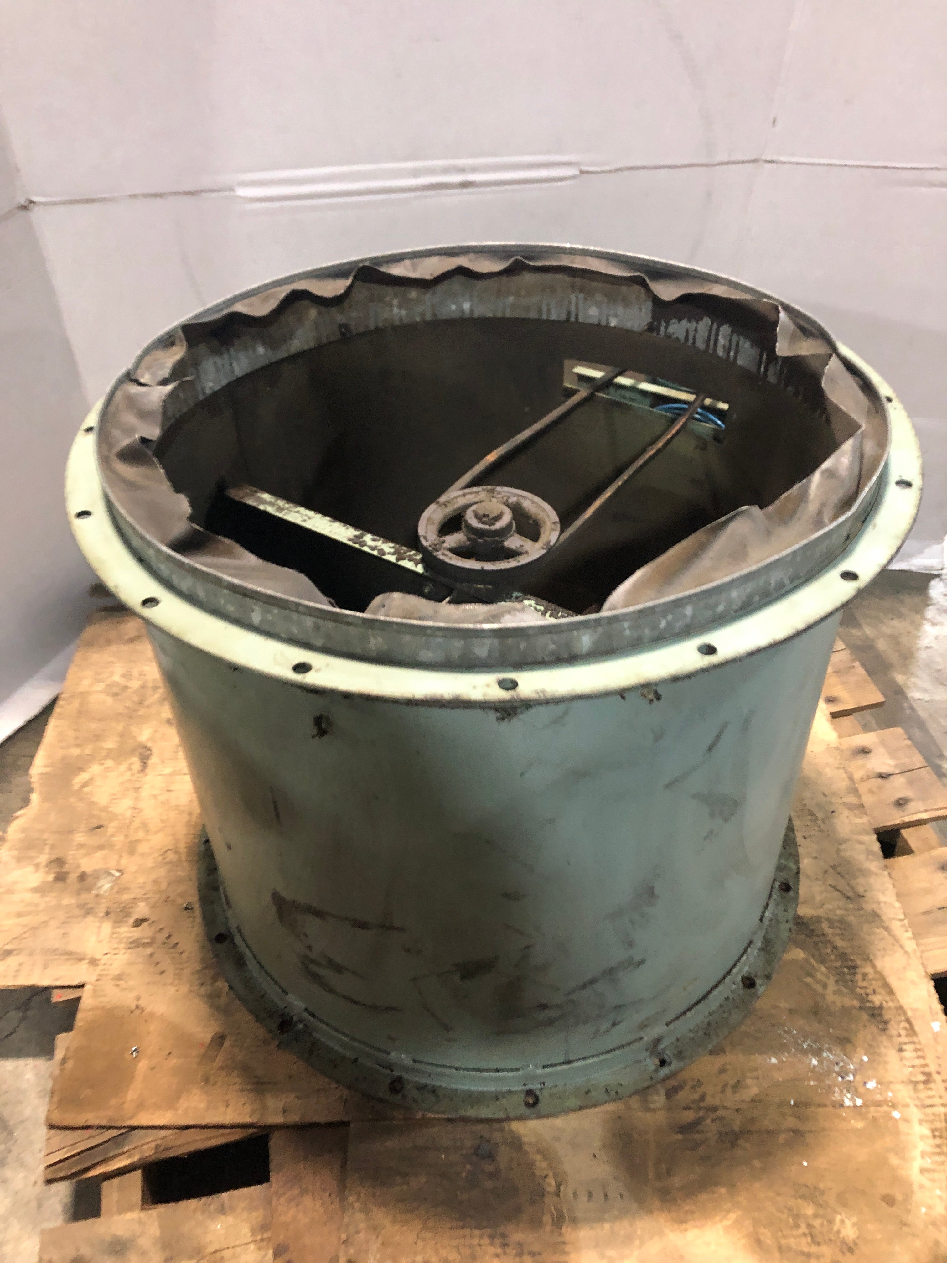 General Resource TAB-24N Tab Tube Axial Belt Drive Fan with 1 HP Motor 1220 RPM