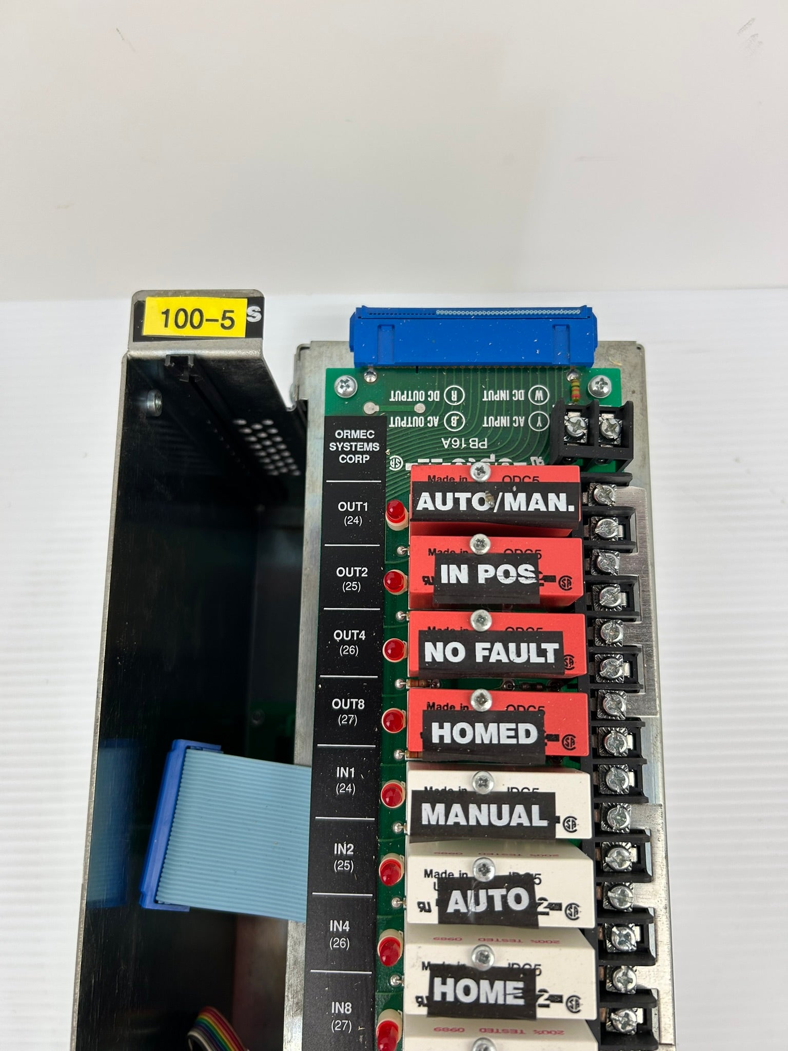 Ormec PMC-200D Servo Drive Module PCB008F Circuit Board Relays IDC-5 ODC-5
