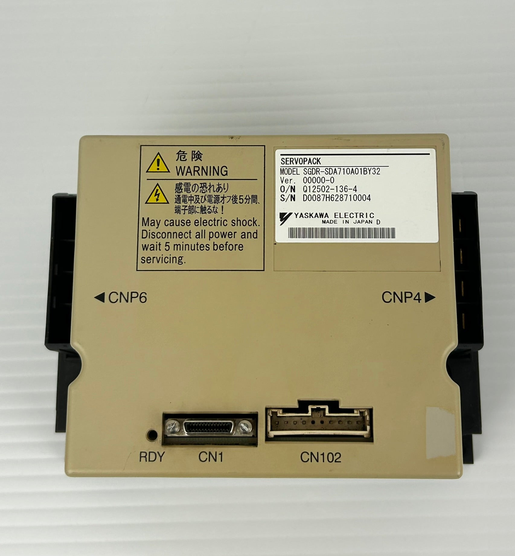 Yaskawa Electric SGDR-SDA710A01BY32 ServoPack Drive