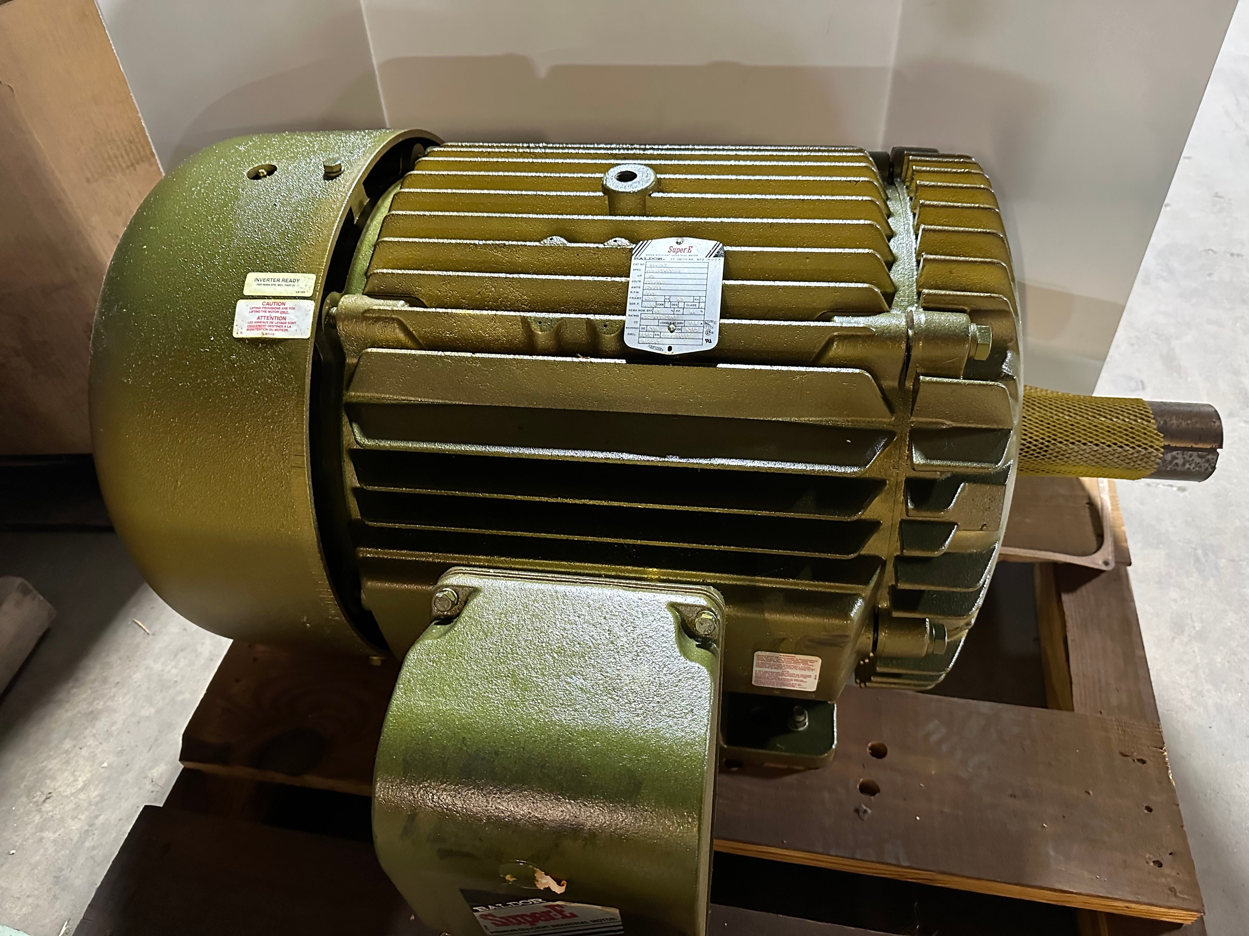 Baldor Super-E EM4404T Motor 75HP 1185 RPM 405T Frame 3PH